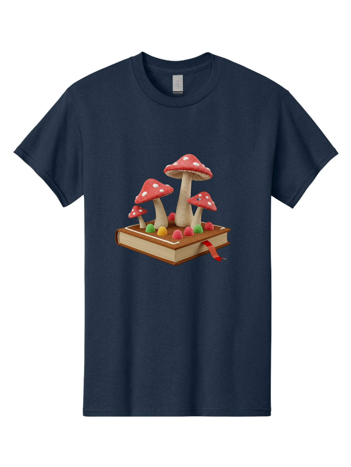 Mushroom-Book-1 Men'S Graphic Tee, 100% Cotton, Comfortable Casual Summer Wear, Machine Washable, Vintage Camera, Old Camera, Antique Camera, Black Camera, Classic Photography, Photography Equipment, Nostalgic Device, Film Camera, Camera Art Bag833 3
