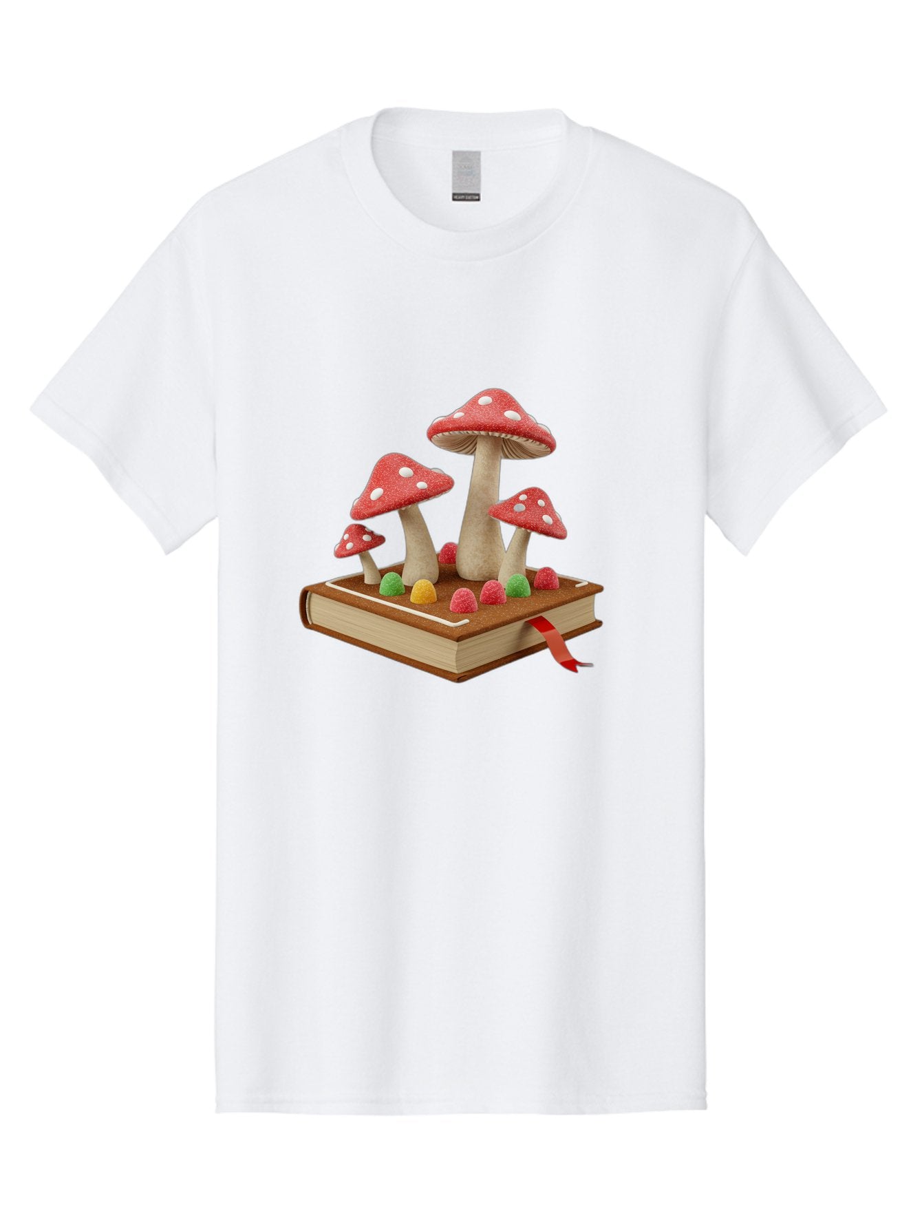 Mushroom-Book-1 Men'S Graphic Tee, 100% Cotton, Comfortable Casual Summer Wear, Machine Washable, Vintage Camera, Old Camera, Antique Camera, Black Camera, Classic Photography, Photography Equipment, Nostalgic Device, Film Camera, Camera Art Bag833 9