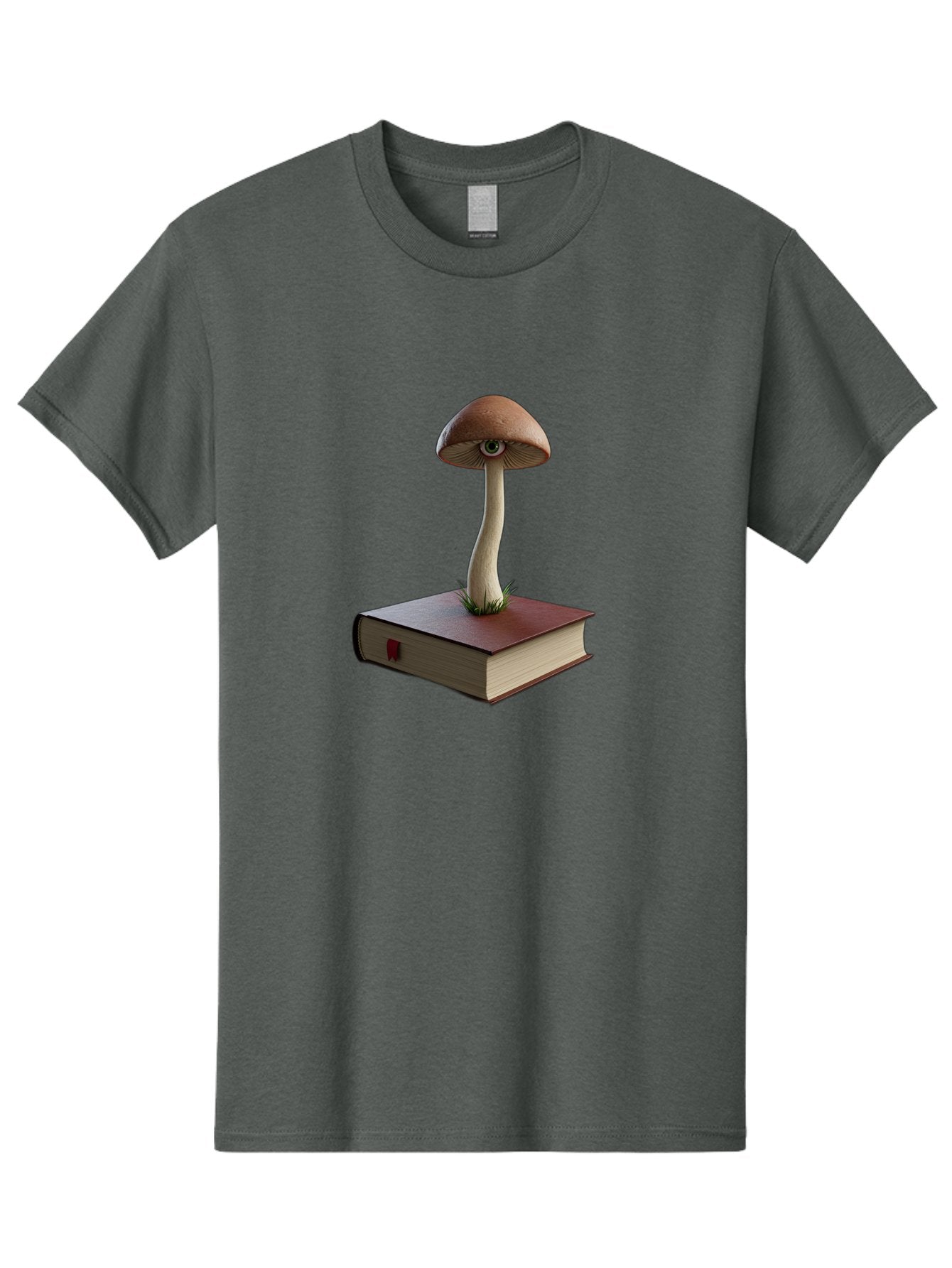 Mushroom-On-Book Men'S Graphic Tee, 100% Cotton, Comfortable Casual Summer Wear, Machine Washable, Vintage Camera, Old Camera, Antique Camera, Black Camera, Classic Photography, Photography Equipment, Nostalgic Device, Film Camera, Camera Art Bag840 11