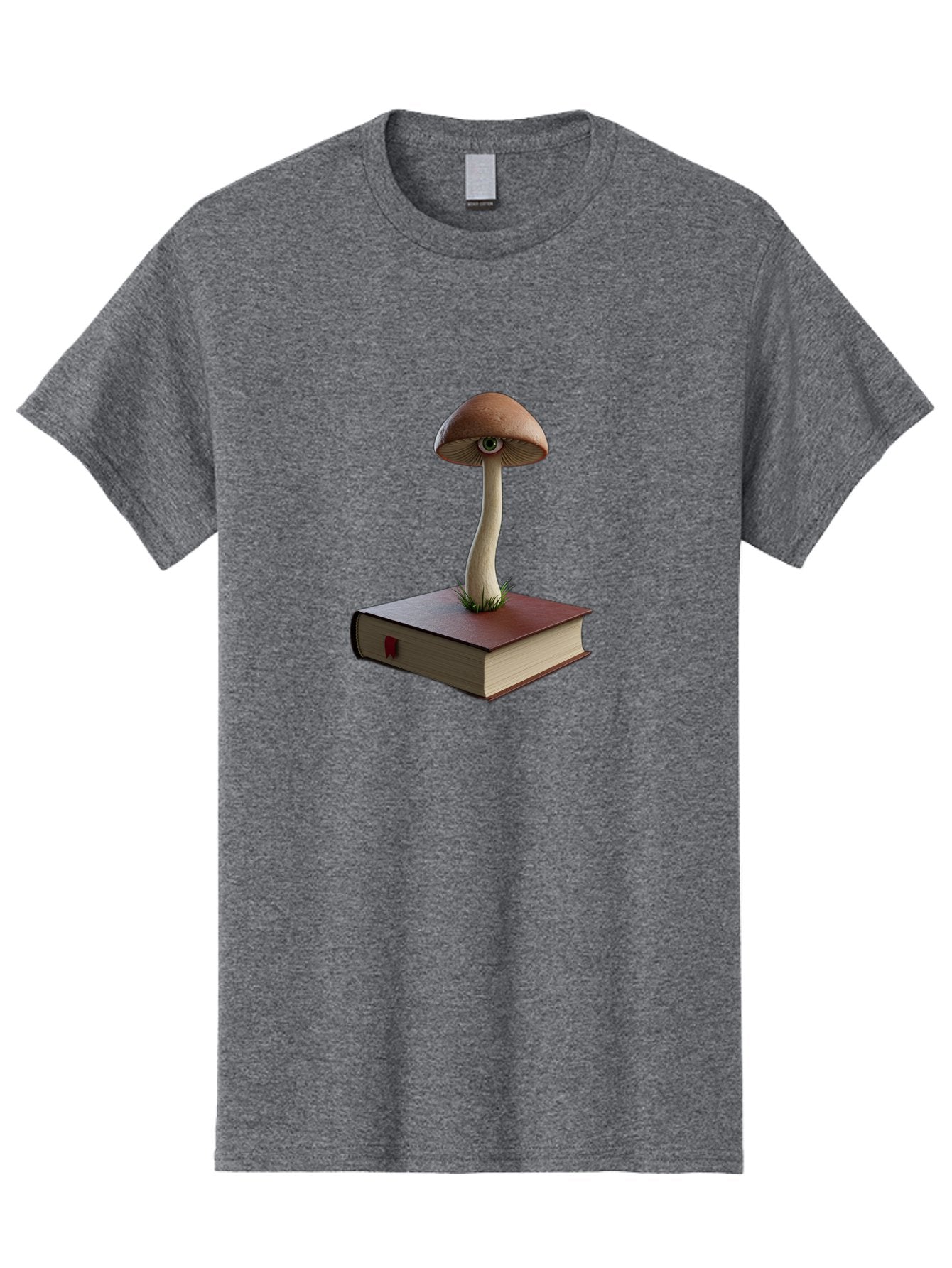 Mushroom-On-Book Men'S Graphic Tee, 100% Cotton, Comfortable Casual Summer Wear, Machine Washable, Vintage Camera, Old Camera, Antique Camera, Black Camera, Classic Photography, Photography Equipment, Nostalgic Device, Film Camera, Camera Art Bag840 10
