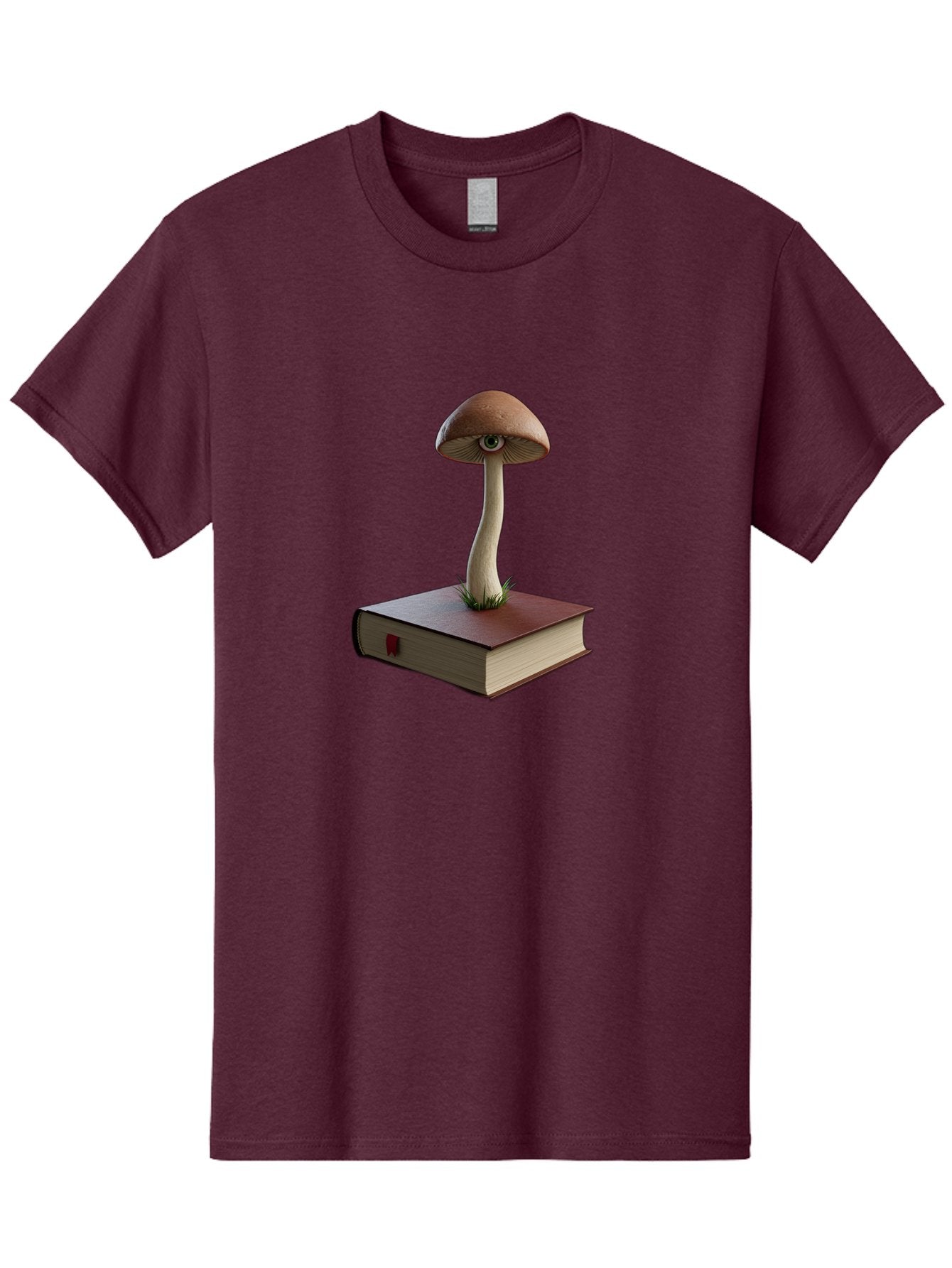 Mushroom-On-Book Men'S Graphic Tee, 100% Cotton, Comfortable Casual Summer Wear, Machine Washable, Vintage Camera, Old Camera, Antique Camera, Black Camera, Classic Photography, Photography Equipment, Nostalgic Device, Film Camera, Camera Art Bag840 6