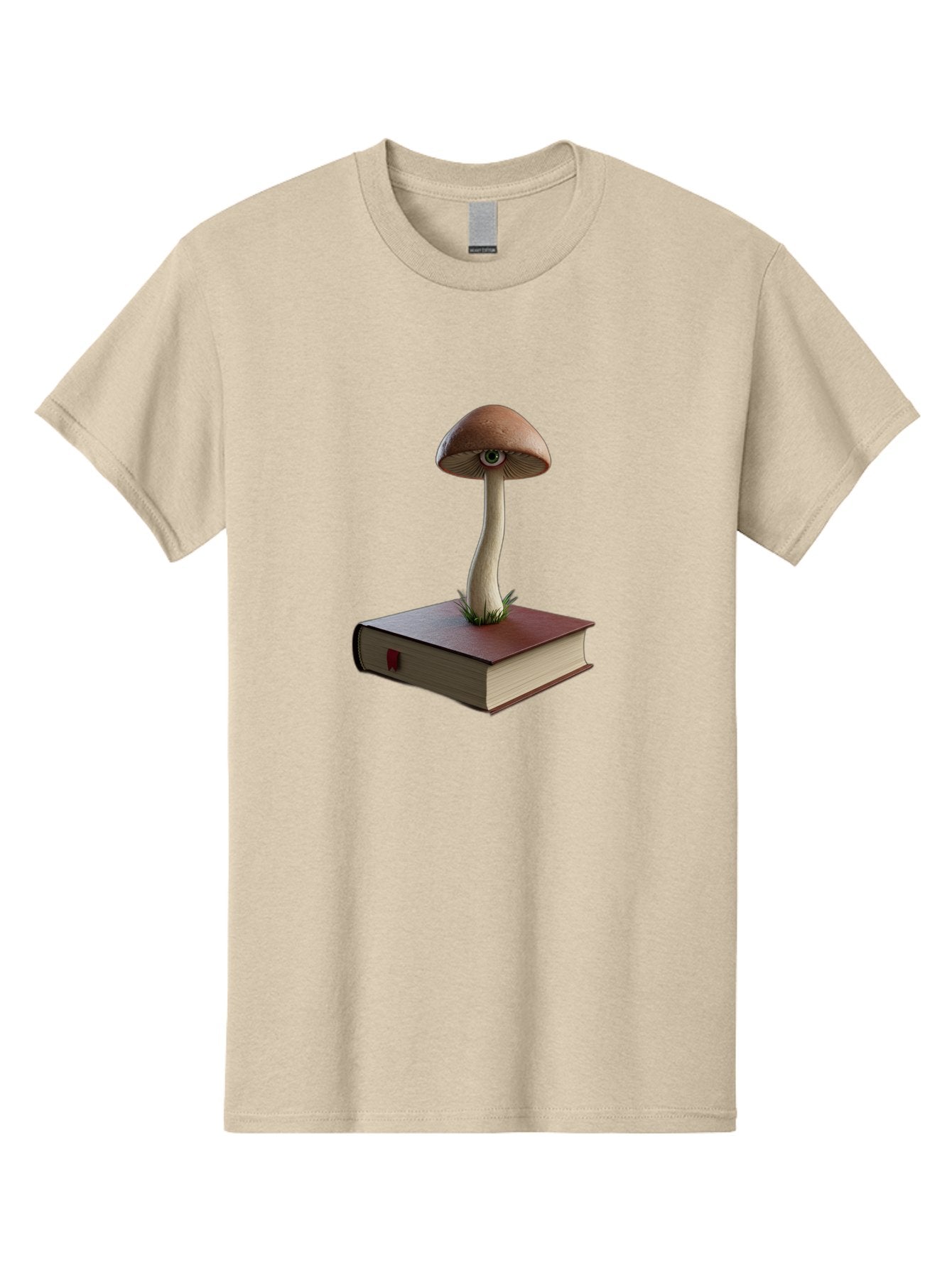 Mushroom-On-Book Men'S Graphic Tee, 100% Cotton, Comfortable Casual Summer Wear, Machine Washable, Vintage Camera, Old Camera, Antique Camera, Black Camera, Classic Photography, Photography Equipment, Nostalgic Device, Film Camera, Camera Art Bag840 7