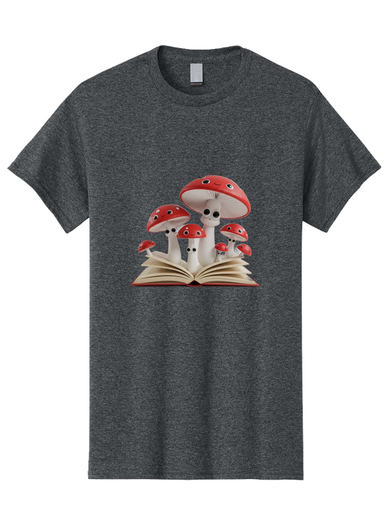 Mushrooms-Emerging-From-Book Men'S Graphic Tee, 100% Cotton, Comfortable Casual Summer Wear, Machine Washable, Vintage Camera, Old Camera, Antique Camera, Black Camera, Classic Photography, Photography Equipment, Nostalgic Device, Film Camera, Bag843 7