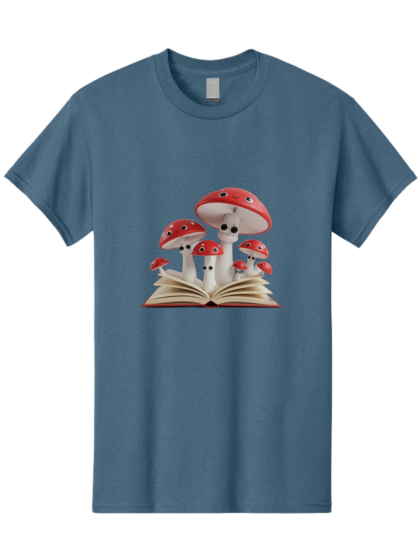 Mushrooms-Emerging-From-Book Men'S Graphic Tee, 100% Cotton, Comfortable Casual Summer Wear, Machine Washable, Vintage Camera, Old Camera, Antique Camera, Black Camera, Classic Photography, Photography Equipment, Nostalgic Device, Film Camera, Bag843 8