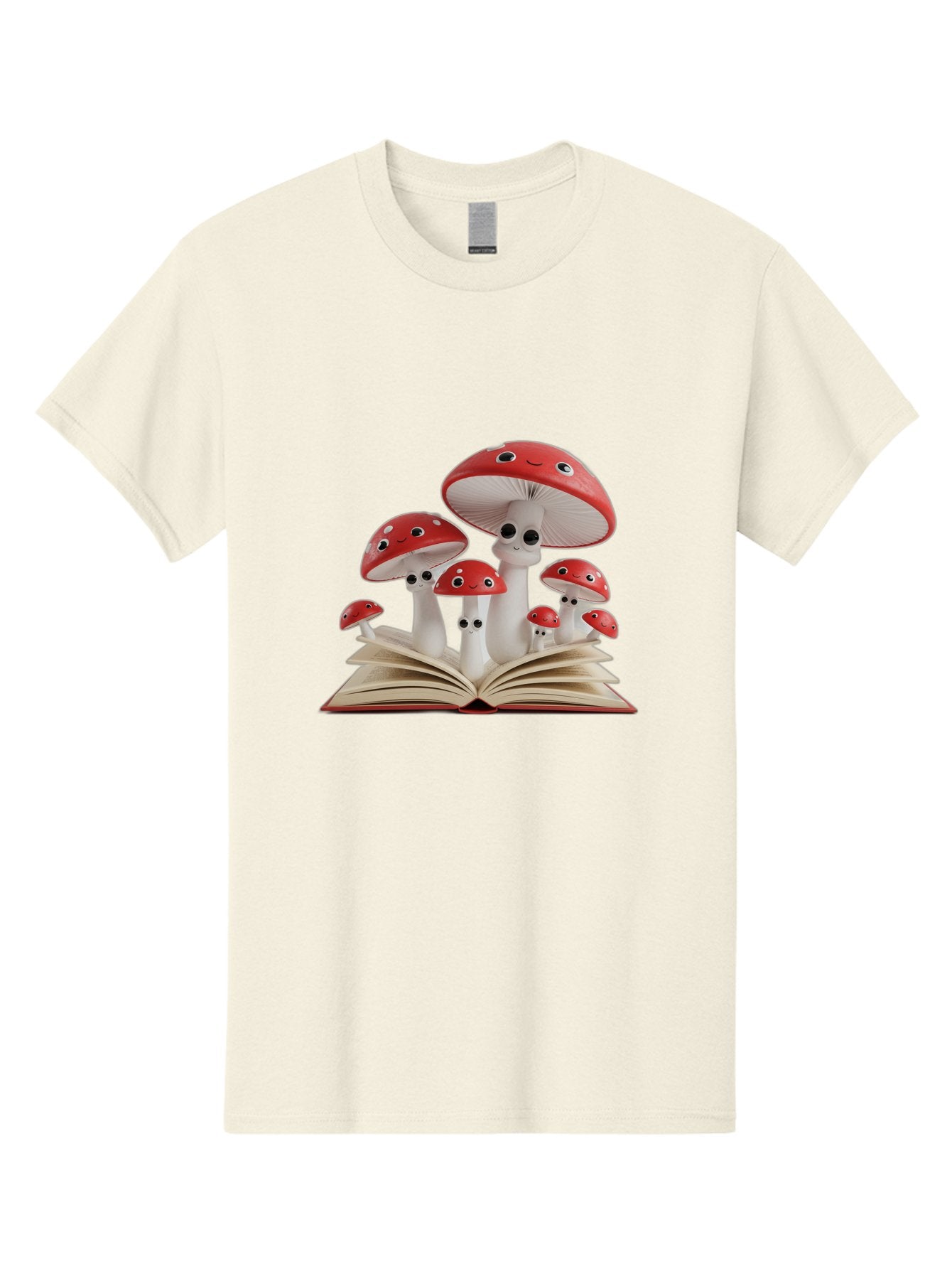 Mushrooms-Emerging-From-Book Men'S Graphic Tee, 100% Cotton, Comfortable Casual Summer Wear, Machine Washable, Vintage Camera, Old Camera, Antique Camera, Black Camera, Classic Photography, Photography Equipment, Nostalgic Device, Film Camera, Bag843 10
