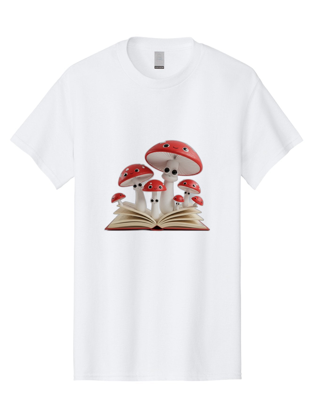 Mushrooms-Emerging-From-Book Men'S Graphic Tee, 100% Cotton, Comfortable Casual Summer Wear, Machine Washable, Vintage Camera, Old Camera, Antique Camera, Black Camera, Classic Photography, Photography Equipment, Nostalgic Device, Film Camera, Bag843 13