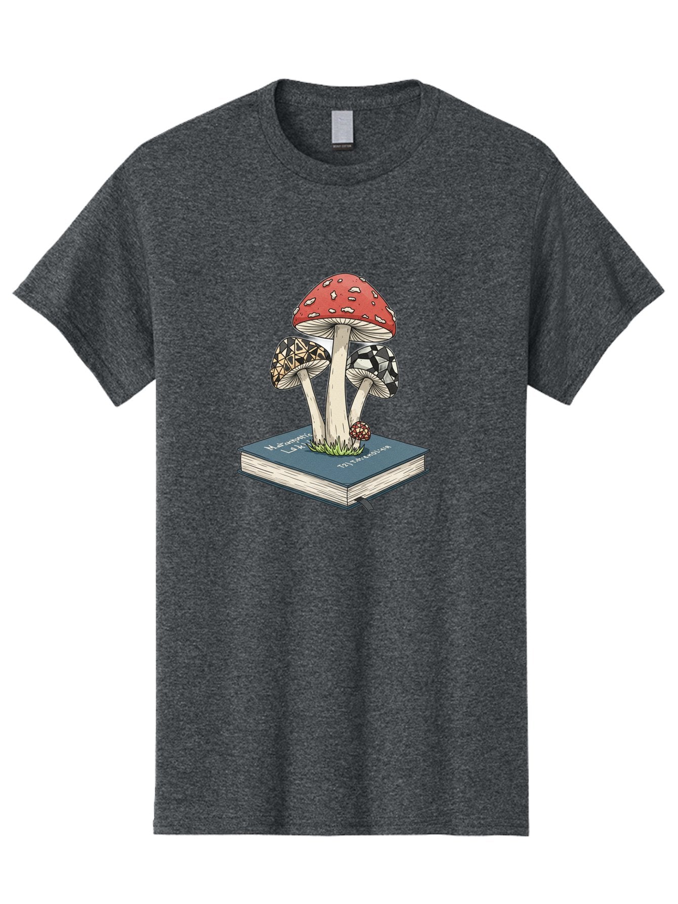 Mushrooms-On-Book-1 Men'S Graphic Tee, 100% Cotton, Comfortable Casual Summer Wear, Machine Washable, Vintage Camera, Old Camera, Antique Camera, Black Camera, Classic Photography, Photography Equipment, Nostalgic Device, Film Camera, Bag845 9