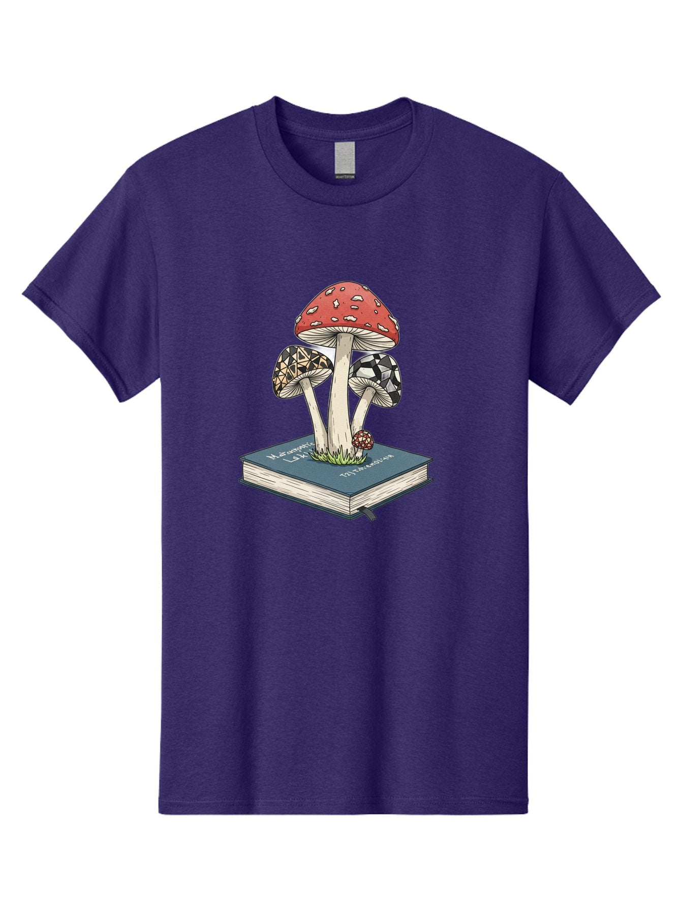 Mushrooms-On-Book-1 Men'S Graphic Tee, 100% Cotton, Comfortable Casual Summer Wear, Machine Washable, Vintage Camera, Old Camera, Antique Camera, Black Camera, Classic Photography, Photography Equipment, Nostalgic Device, Film Camera, Bag845 6