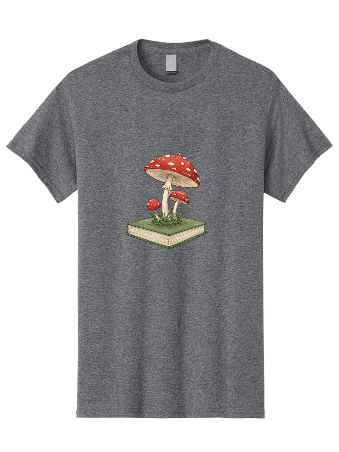 Mushrooms-On-Book-2 Men'S Graphic Tee, 100% Cotton, Comfortable Casual Summer Wear, Machine Washable, Vintage Camera, Old Camera, Antique Camera, Black Camera, Classic Photography, Photography Equipment, Nostalgic Device, Film Camera, Bag846 7