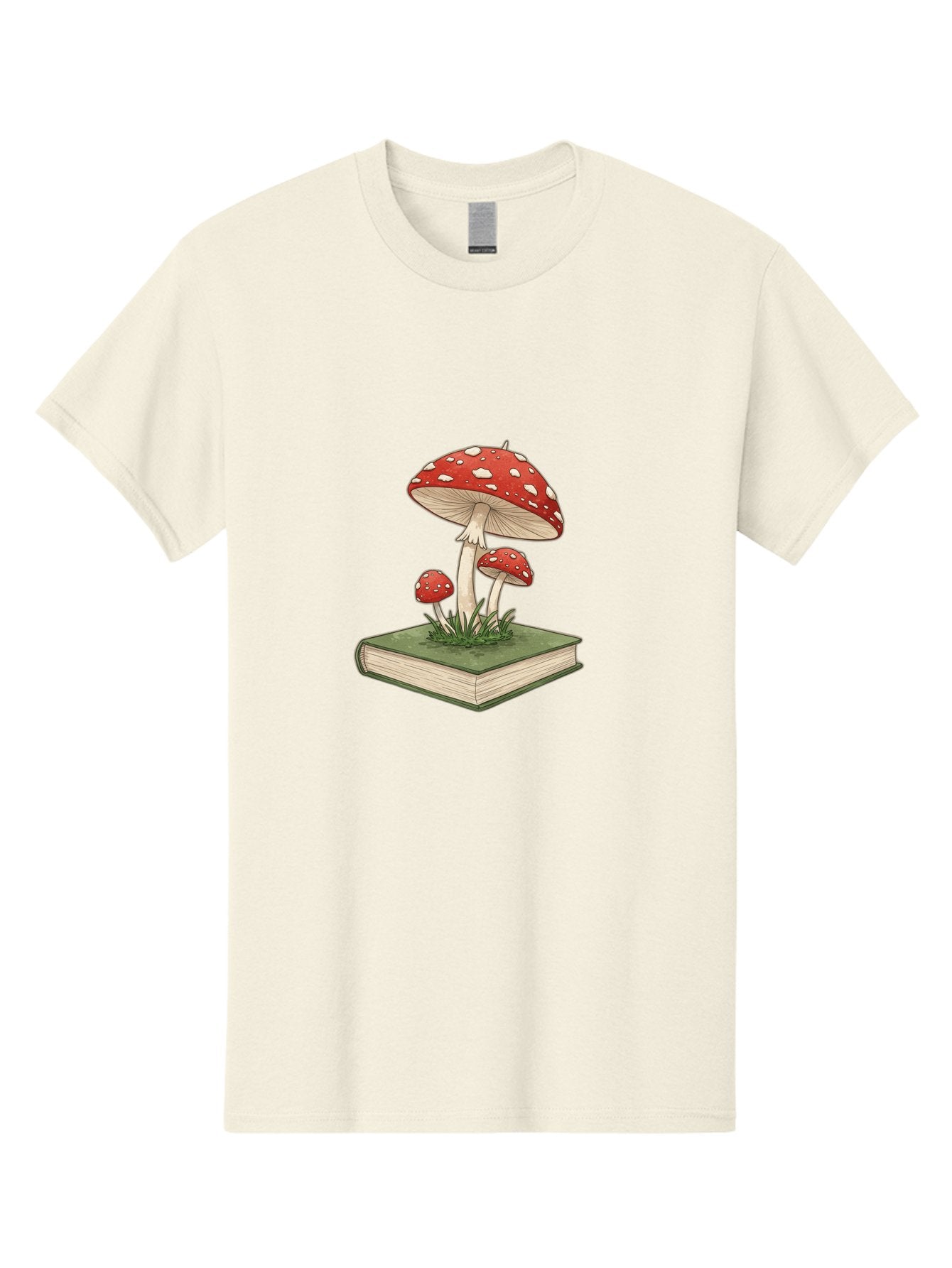 Mushrooms-On-Book-2 Men'S Graphic Tee, 100% Cotton, Comfortable Casual Summer Wear, Machine Washable, Vintage Camera, Old Camera, Antique Camera, Black Camera, Classic Photography, Photography Equipment, Nostalgic Device, Film Camera, Bag846 12