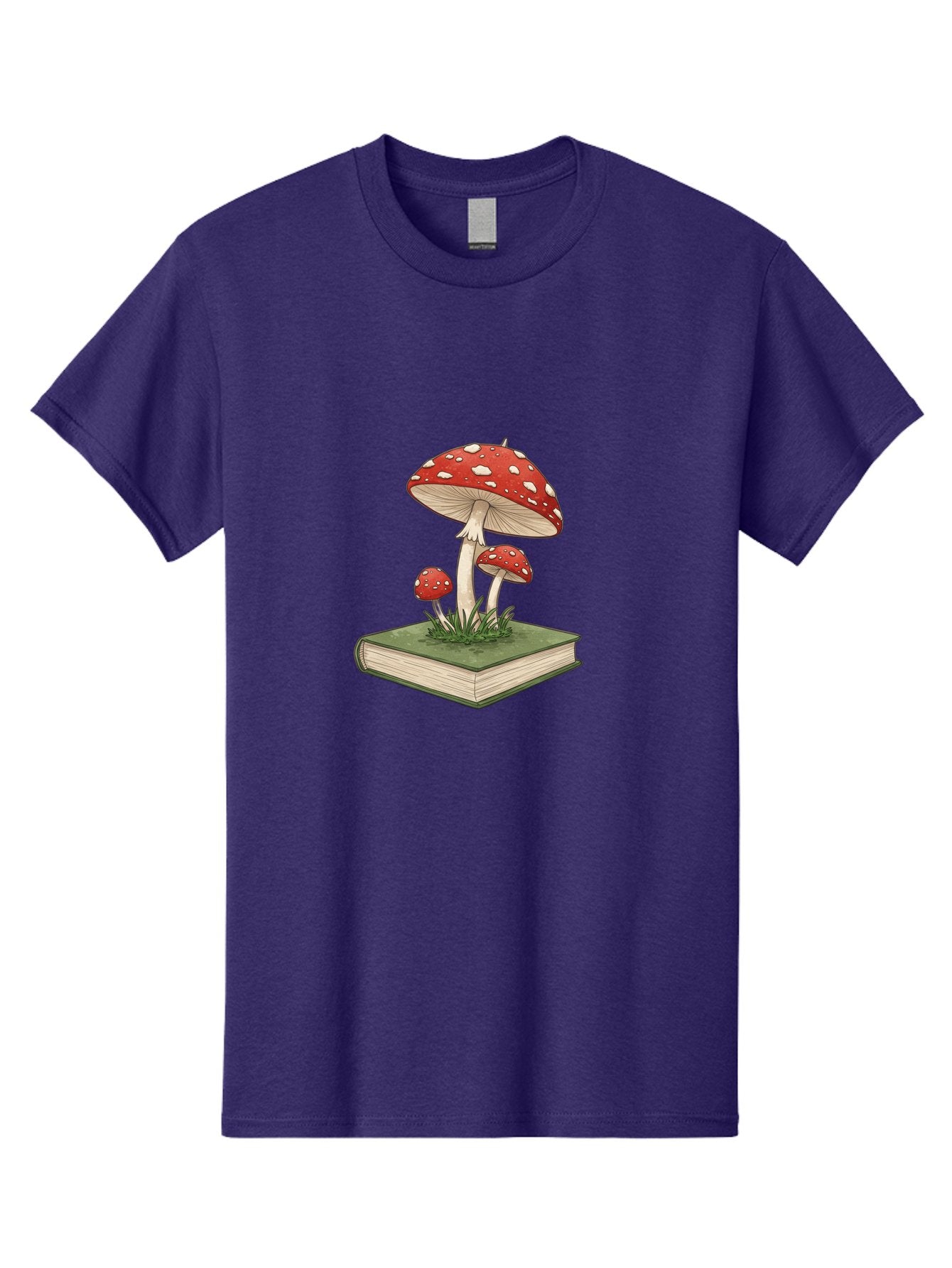 Mushrooms-On-Book-2 Men'S Graphic Tee, 100% Cotton, Comfortable Casual Summer Wear, Machine Washable, Vintage Camera, Old Camera, Antique Camera, Black Camera, Classic Photography, Photography Equipment, Nostalgic Device, Film Camera, Bag846 14