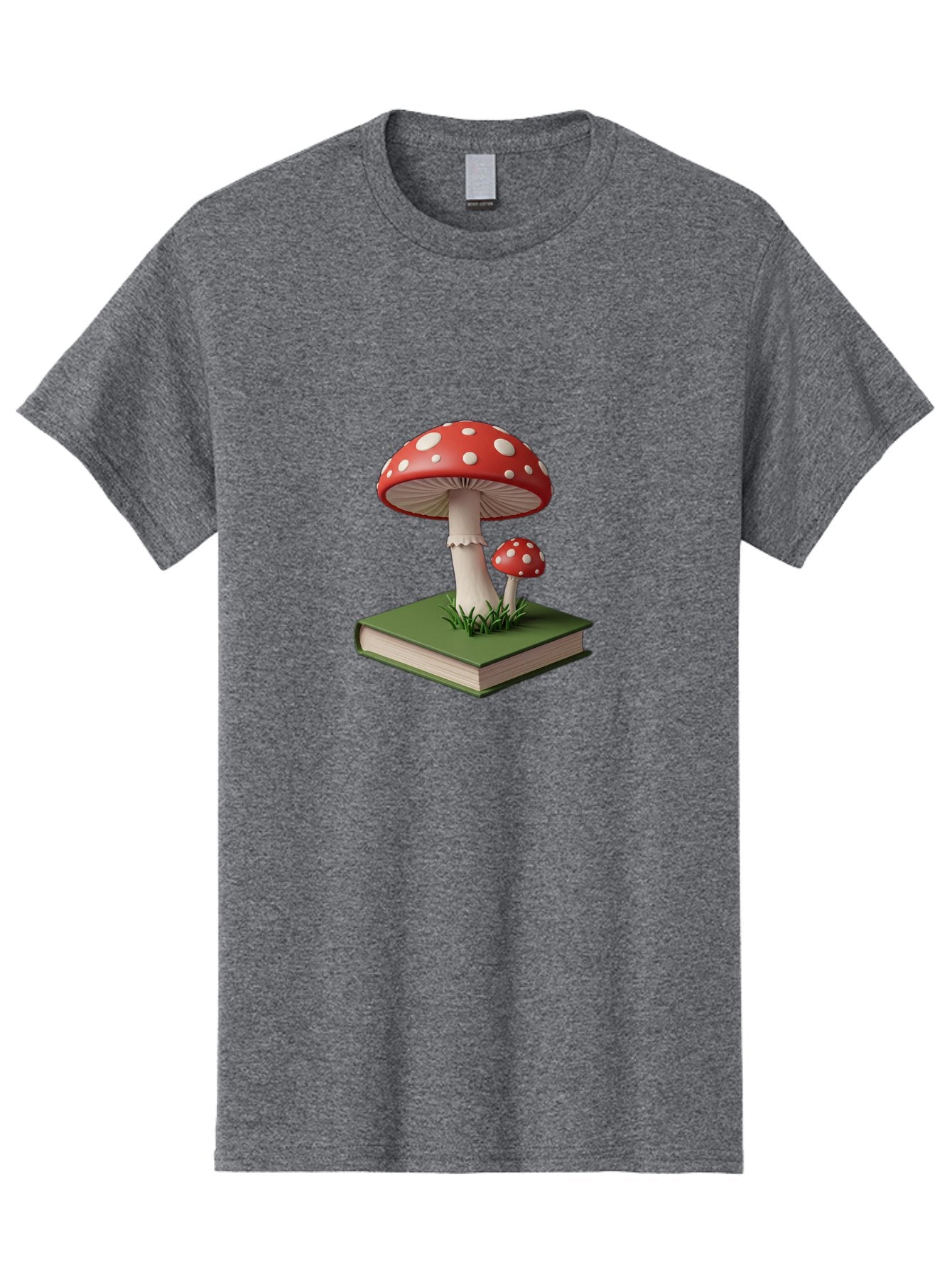 Mushrooms-On-Book-3 Men'S Graphic Tee, 100% Cotton, Comfortable Casual Summer Wear, Machine Washable, Vintage Camera, Old Camera, Antique Camera, Black Camera, Classic Photography, Photography Equipment, Nostalgic Device, Film Camera, Bag847 13