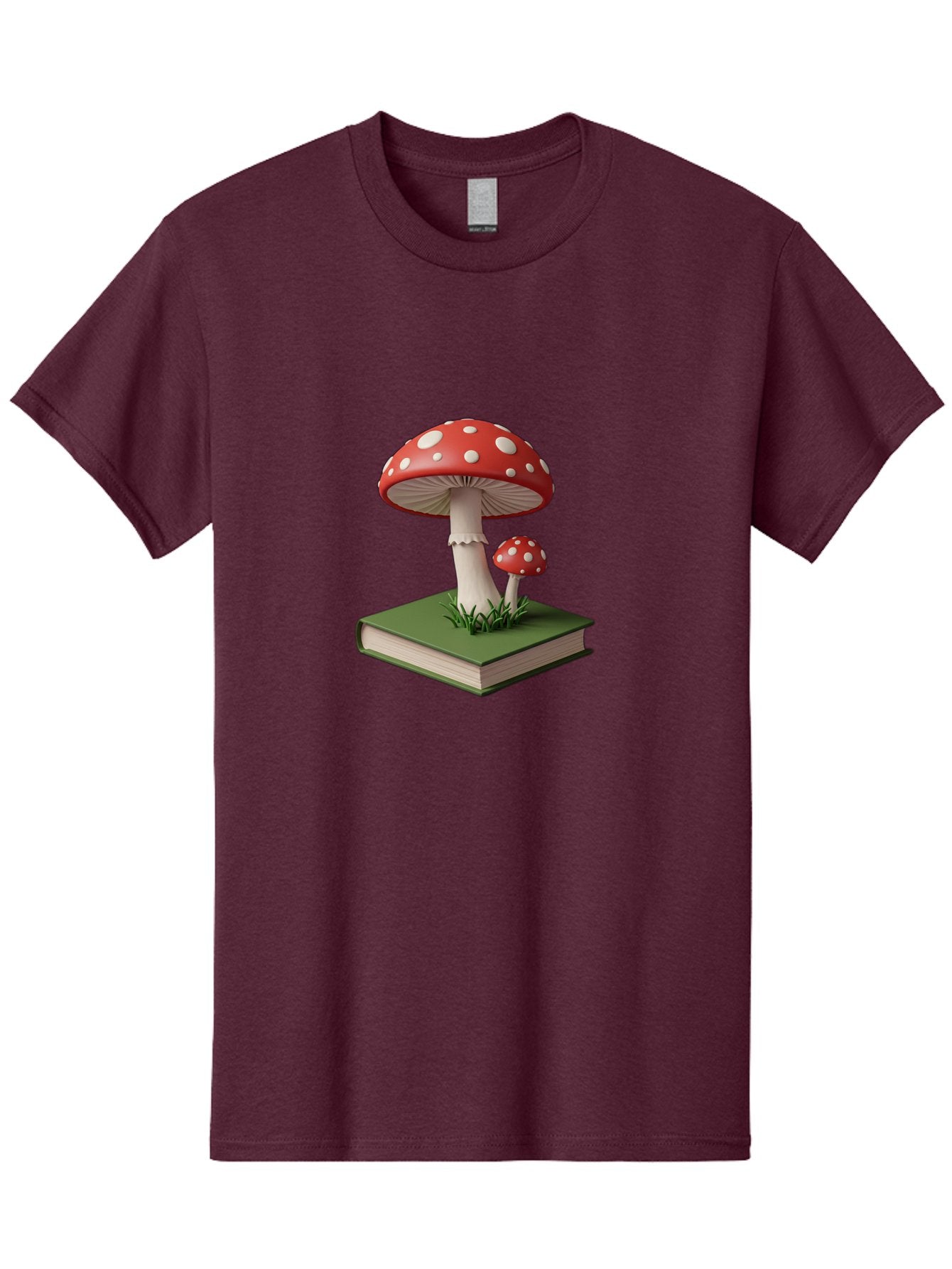 Mushrooms-On-Book-3 Men'S Graphic Tee, 100% Cotton, Comfortable Casual Summer Wear, Machine Washable, Vintage Camera, Old Camera, Antique Camera, Black Camera, Classic Photography, Photography Equipment, Nostalgic Device, Film Camera, Bag847 4