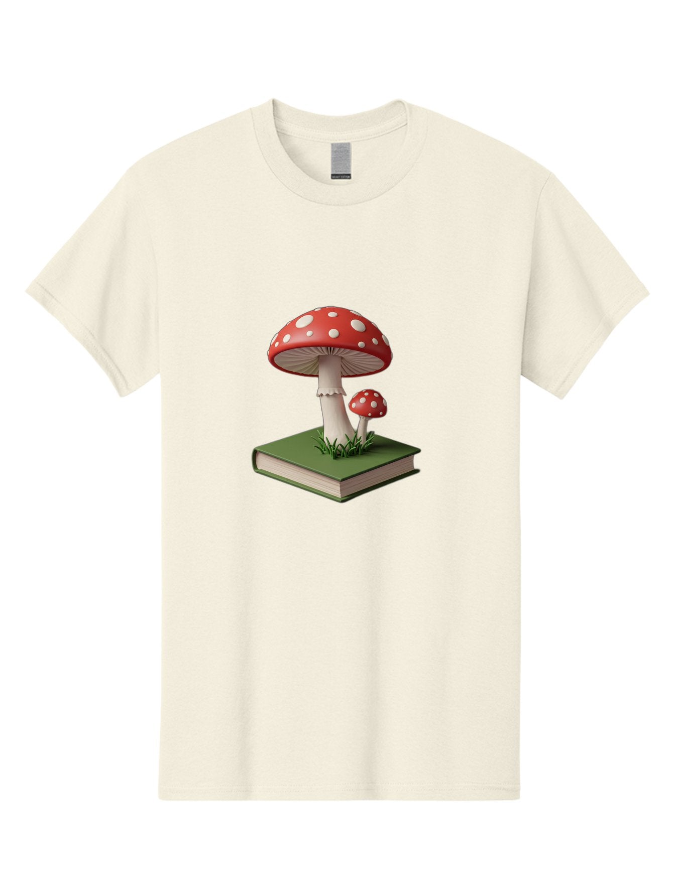 Mushrooms-On-Book-3 Men'S Graphic Tee, 100% Cotton, Comfortable Casual Summer Wear, Machine Washable, Vintage Camera, Old Camera, Antique Camera, Black Camera, Classic Photography, Photography Equipment, Nostalgic Device, Film Camera, Bag847 8