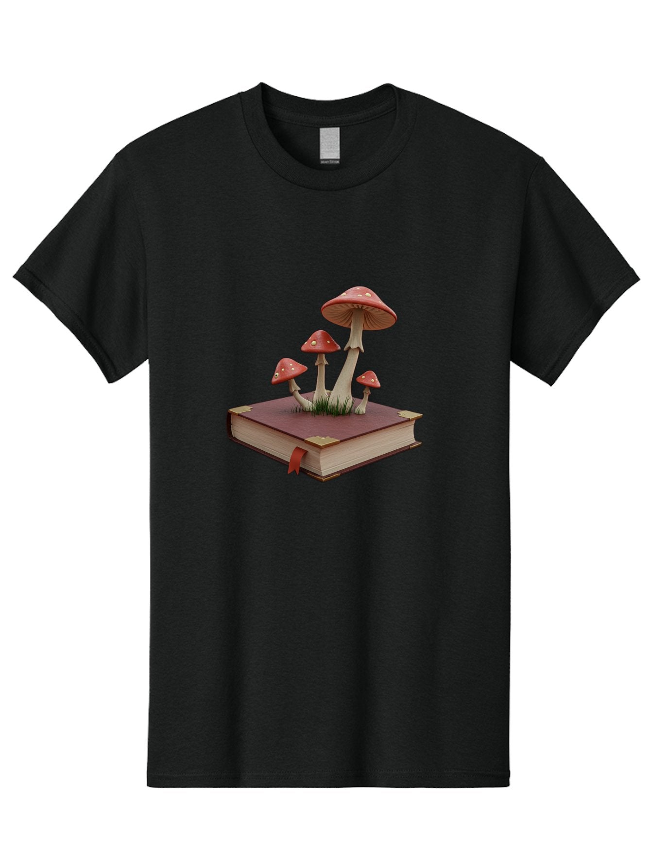 Mushrooms-On-Book Men'S Graphic Tee, 100% Cotton, Comfortable Casual Summer Wear, Machine Washable, Vintage Camera, Old Camera, Antique Camera, Black Camera, Classic Photography, Photography Equipment, Nostalgic Device, Film Camera, Camera Art Bag848 14