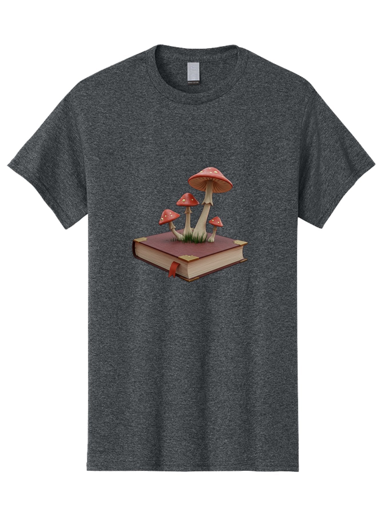 Mushrooms-On-Book Men'S Graphic Tee, 100% Cotton, Comfortable Casual Summer Wear, Machine Washable, Vintage Camera, Old Camera, Antique Camera, Black Camera, Classic Photography, Photography Equipment, Nostalgic Device, Film Camera, Camera Art Bag848 7