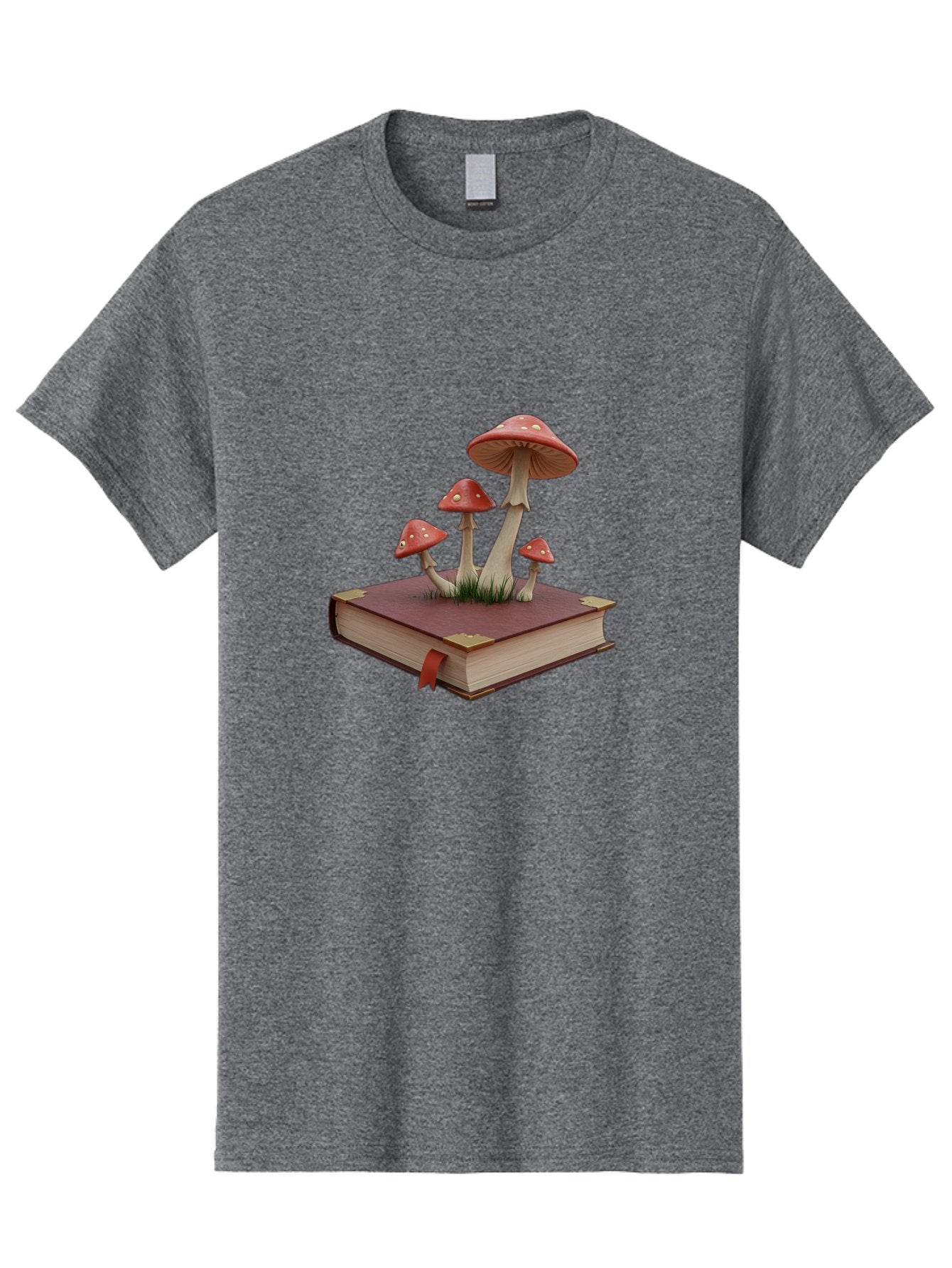 Mushrooms-On-Book Men'S Graphic Tee, 100% Cotton, Comfortable Casual Summer Wear, Machine Washable, Vintage Camera, Old Camera, Antique Camera, Black Camera, Classic Photography, Photography Equipment, Nostalgic Device, Film Camera, Camera Art Bag848