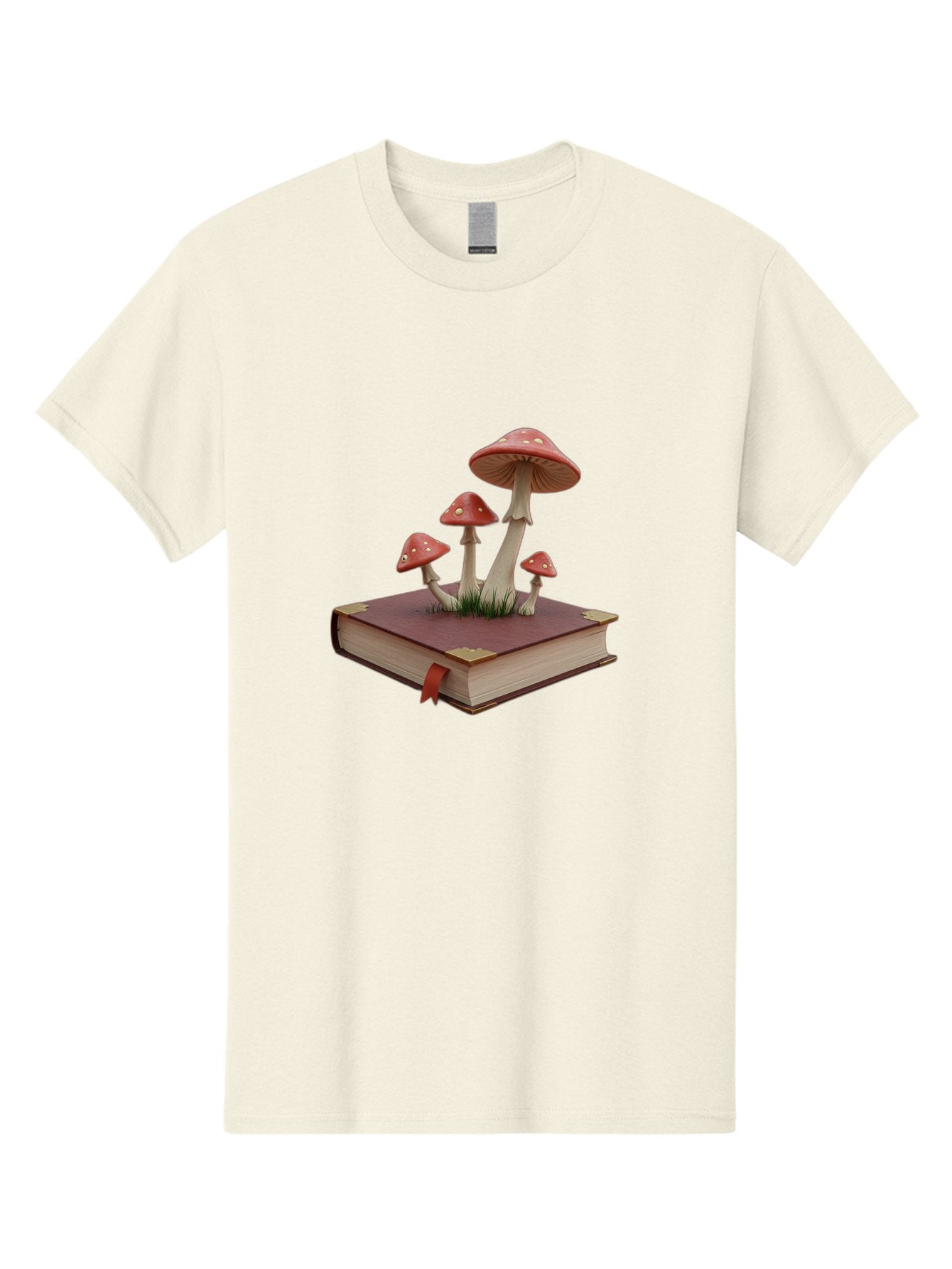 Mushrooms-On-Book Men'S Graphic Tee, 100% Cotton, Comfortable Casual Summer Wear, Machine Washable, Vintage Camera, Old Camera, Antique Camera, Black Camera, Classic Photography, Photography Equipment, Nostalgic Device, Film Camera, Camera Art Bag848 9