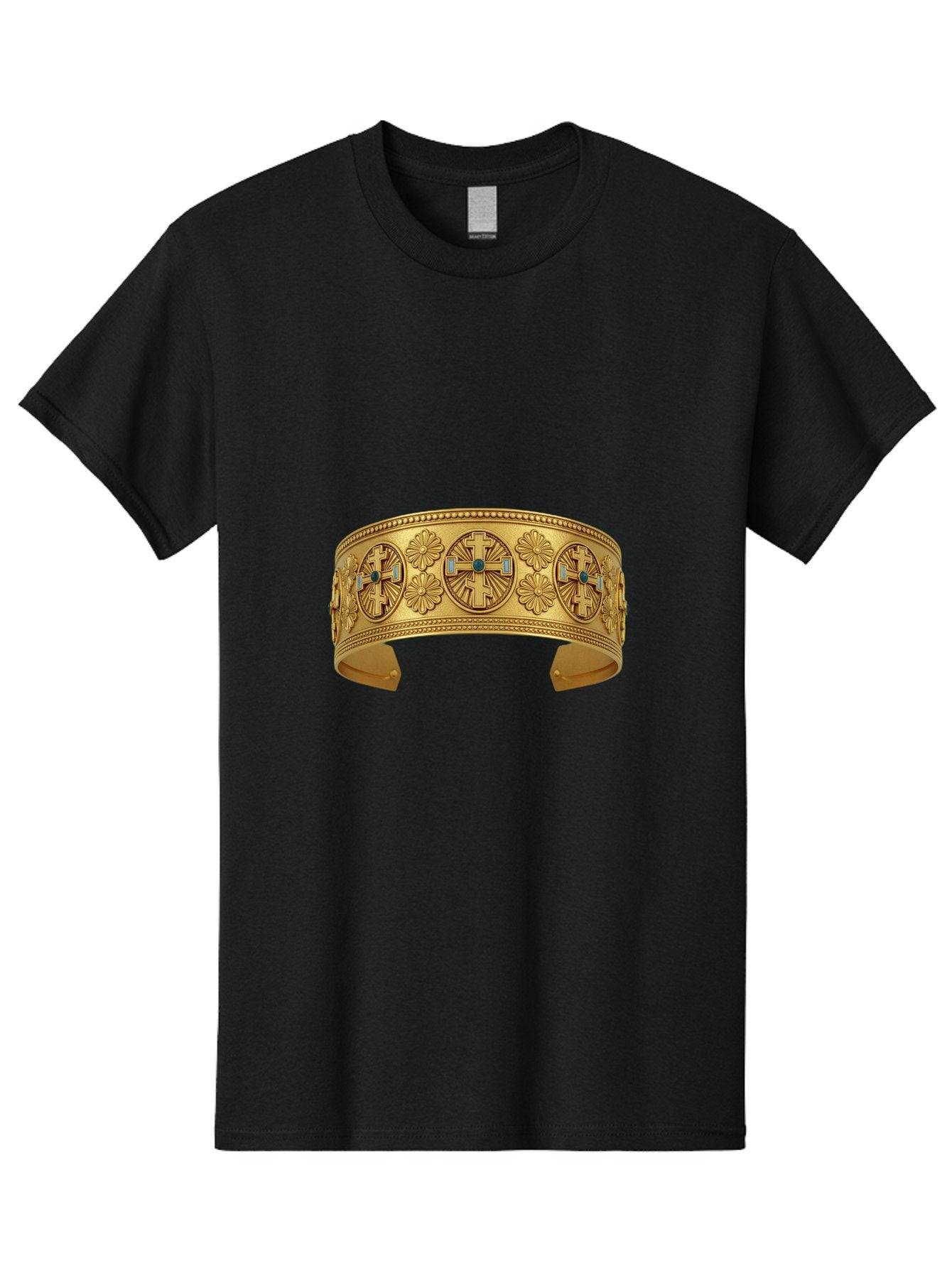 Native-American-Gold-Cuff Men'S Graphic Tee, 100% Cotton, Comfortable Casual Summer Wear, Machine Washable, Vintage Camera, Old Camera, Antique Camera, Black Camera, Classic Photography, Photography Equipment, Nostalgic Device, Film Camera, Bag850 12