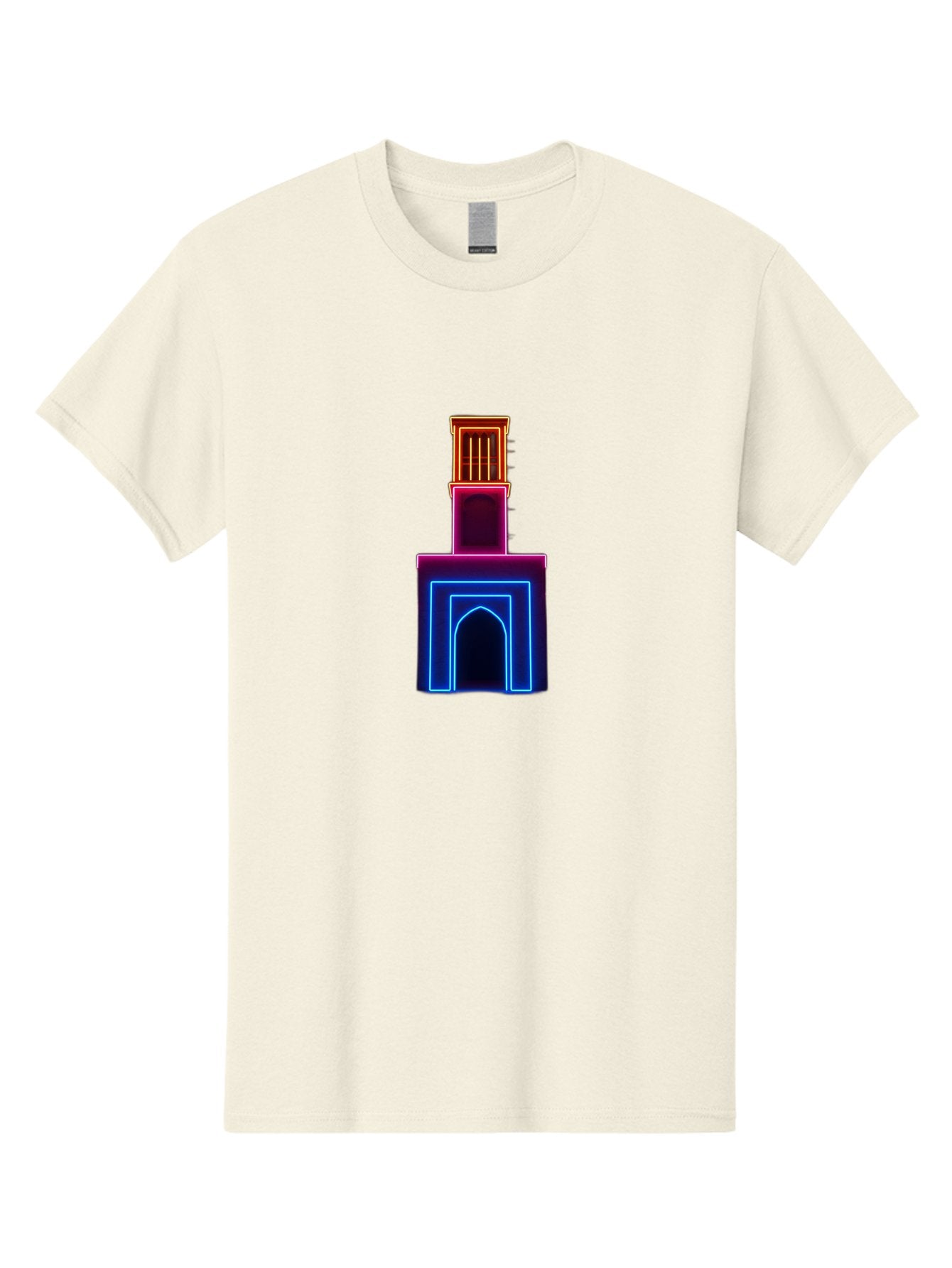 Neon-Tower-With-Archway Men'S Graphic Tee, 100% Cotton, Comfortable Casual Summer Wear, Machine Washable, Vintage Camera, Old Camera, Antique Camera, Black Camera, Classic Photography, Photography Equipment, Nostalgic Device, Film Camera, Bag856 14