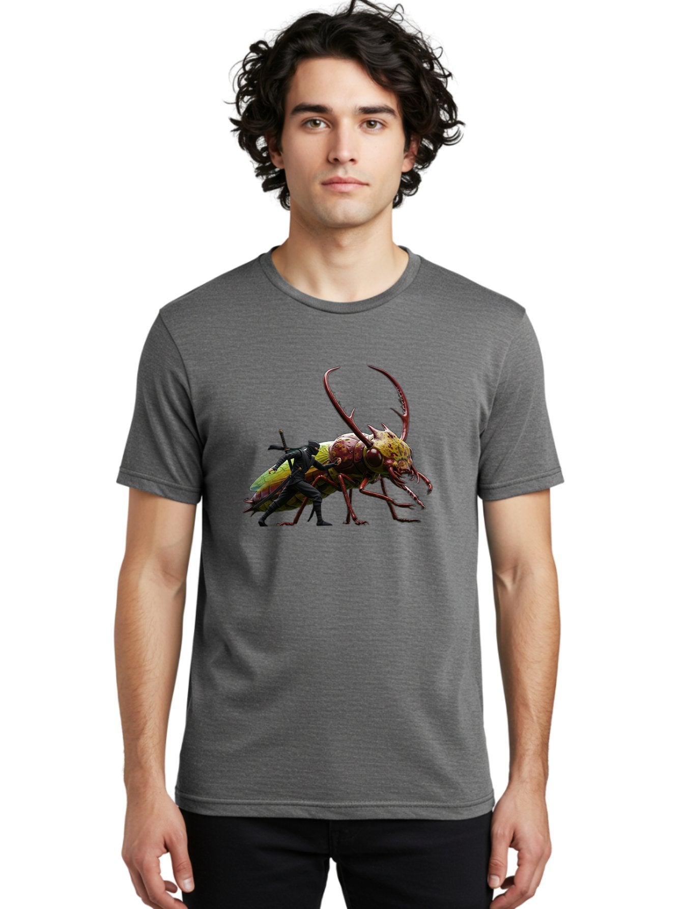 Ninja-Riding-Beetle Men'S Graphic Tee, 100% Cotton, Comfortable Casual Summer Wear, Machine Washable, Vintage Camera, Old Camera, Antique Camera, Black Camera, Classic Photography, Photography Equipment, Nostalgic Device, Film Camera, Bag859 24