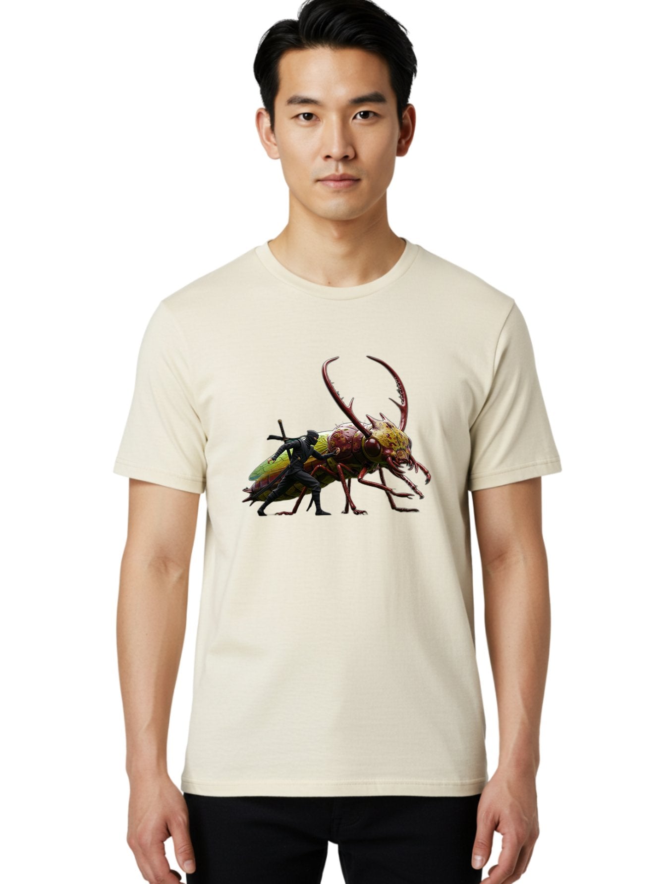 Ninja-Riding-Beetle Men'S Graphic Tee, 100% Cotton, Comfortable Casual Summer Wear, Machine Washable, Vintage Camera, Old Camera, Antique Camera, Black Camera, Classic Photography, Photography Equipment, Nostalgic Device, Film Camera, Bag859 28