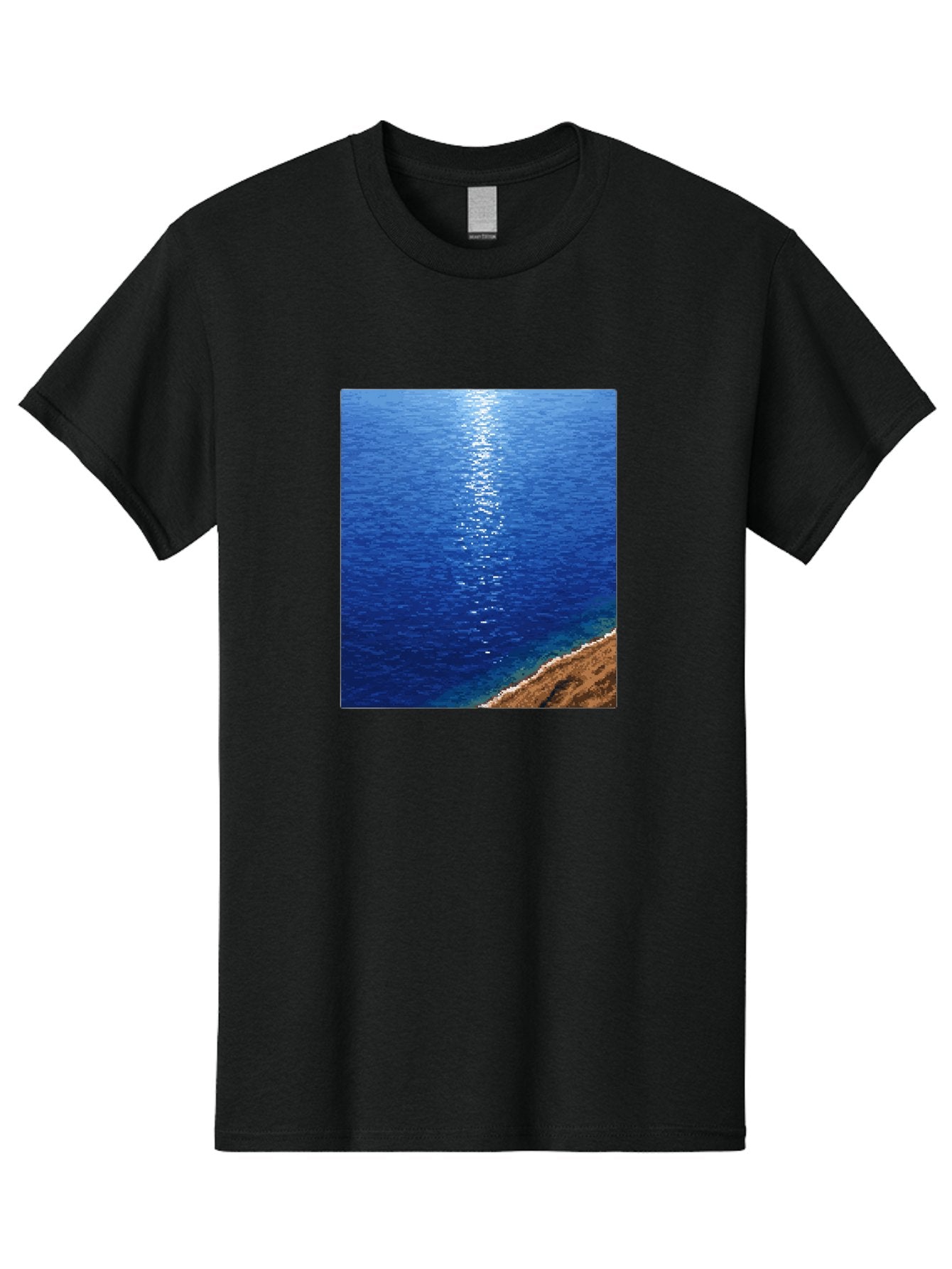 Ocean-Waves Men'S Graphic Tee, 100% Cotton, Comfortable Casual Summer Wear, Machine Washable, Vintage Camera, Old Camera, Antique Camera, Black Camera, Classic Photography, Photography Equipment, Nostalgic Device, Film Camera, Camera Art Bag868