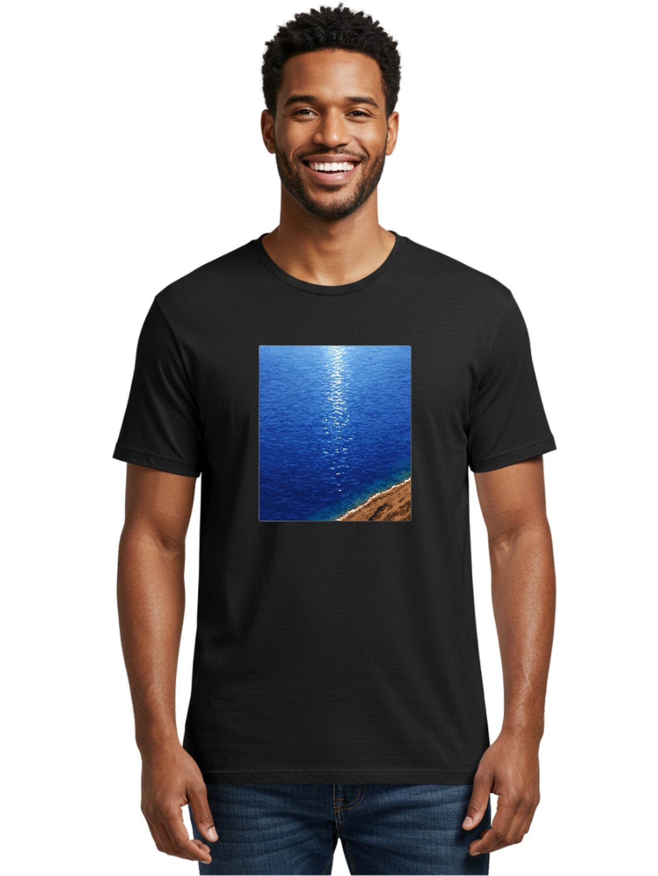 Ocean-Waves Men'S Graphic Tee, 100% Cotton, Comfortable Casual Summer Wear, Machine Washable, Vintage Camera, Old Camera, Antique Camera, Black Camera, Classic Photography, Photography Equipment, Nostalgic Device, Film Camera, Camera Art Bag868 21