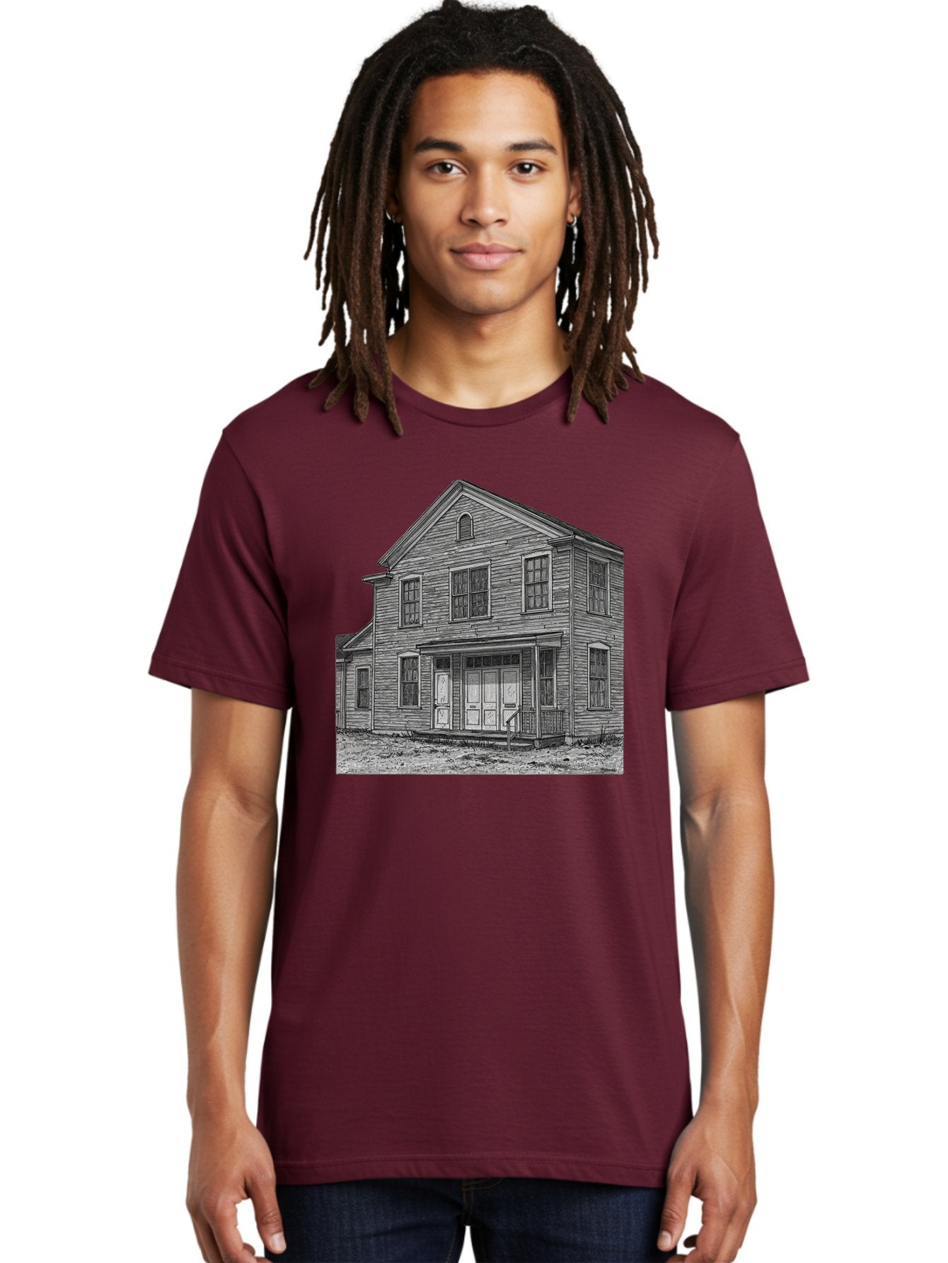 Old-House Men'S Graphic Tee, 100% Cotton, Comfortable Casual Summer Wear, Machine Washable, Vintage Camera, Old Camera, Antique Camera, Black Camera, Classic Photography, Photography Equipment, Nostalgic Device, Film Camera, Camera Art Bag870 28