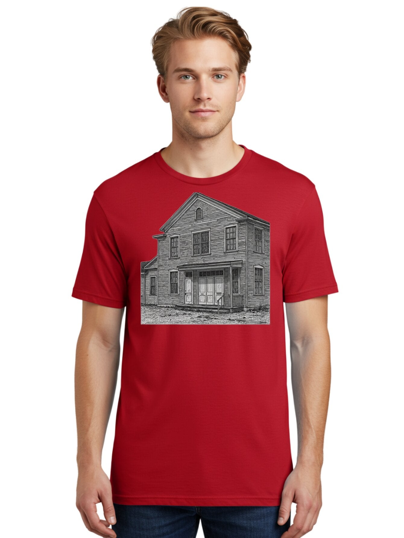 Old-House Men'S Graphic Tee, 100% Cotton, Comfortable Casual Summer Wear, Machine Washable, Vintage Camera, Old Camera, Antique Camera, Black Camera, Classic Photography, Photography Equipment, Nostalgic Device, Film Camera, Camera Art Bag870 17