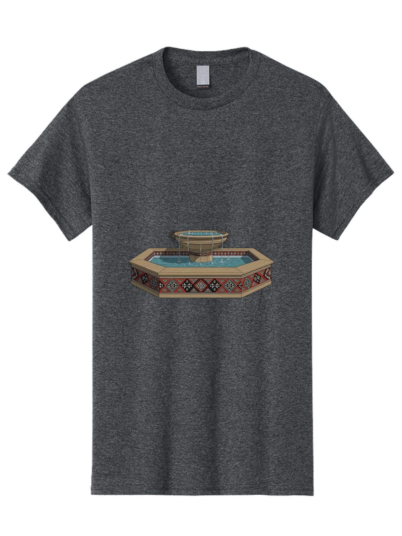 Ornamental-Fountain Men'S Graphic Tee, 100% Cotton, Comfortable Casual Summer Wear, Machine Washable, Vintage Camera, Old Camera, Antique Camera, Black Camera, Classic Photography, Photography Equipment, Nostalgic Device, Film Camera, Bag890 12