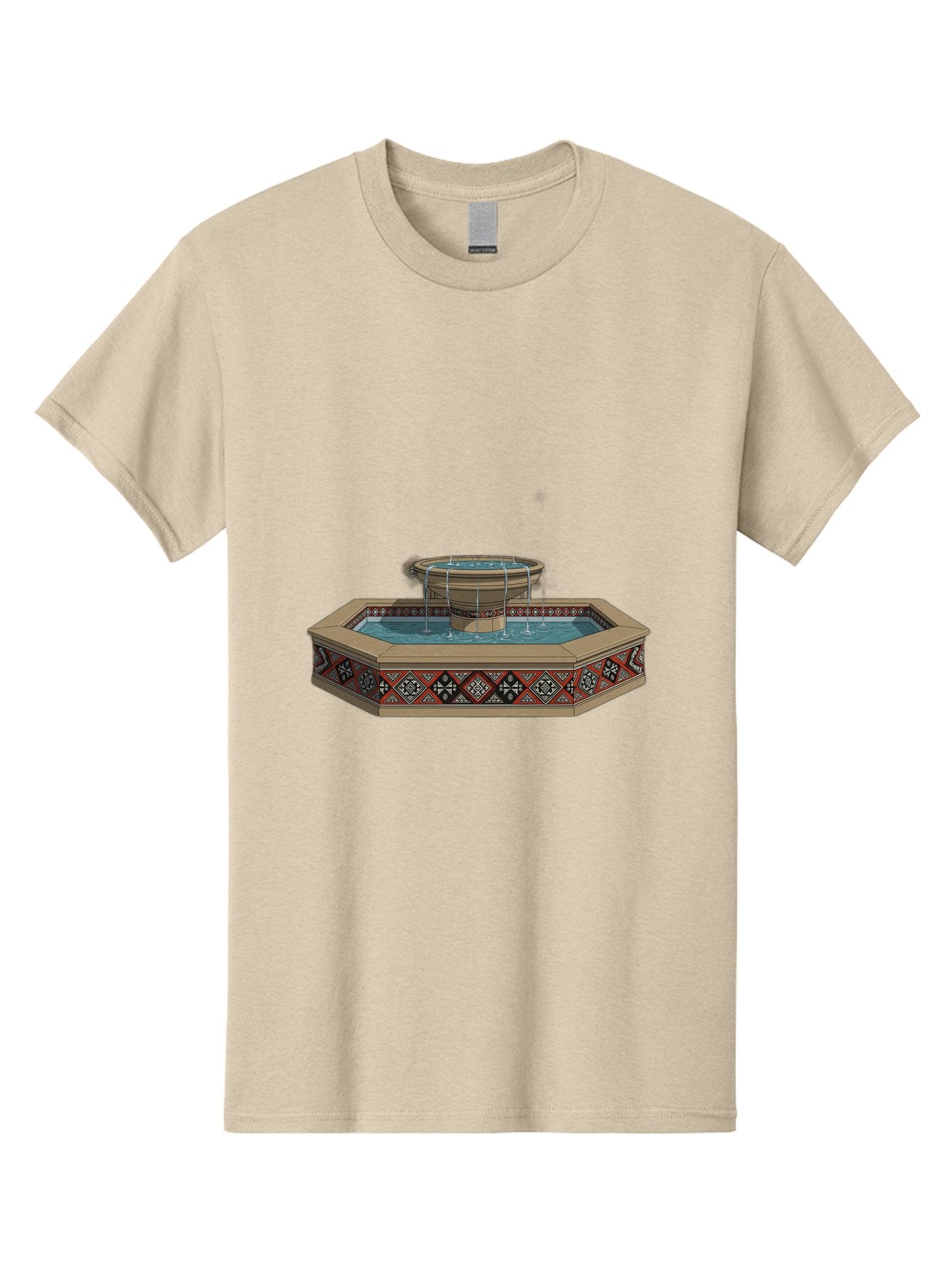 Ornamental-Fountain Men'S Graphic Tee, 100% Cotton, Comfortable Casual Summer Wear, Machine Washable, Vintage Camera, Old Camera, Antique Camera, Black Camera, Classic Photography, Photography Equipment, Nostalgic Device, Film Camera, Bag890 15