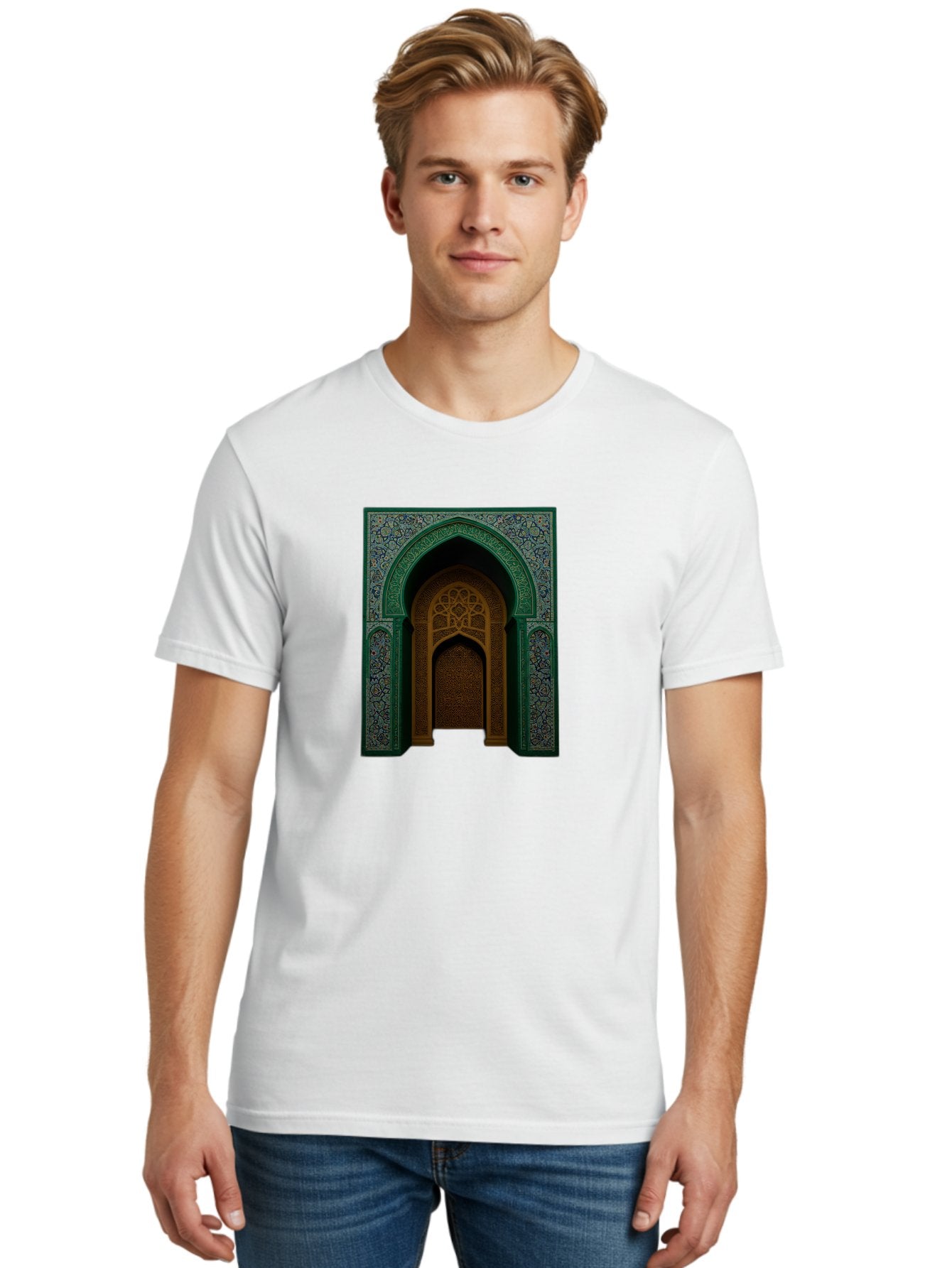 Ornate-Archway-1 Men'S Graphic Tee, 100% Cotton, Comfortable Casual Summer Wear, Machine Washable, Vintage Camera, Old Camera, Antique Camera, Black Camera, Classic Photography, Photography Equipment, Nostalgic Device, Film Camera, Camera Art Bag892 19