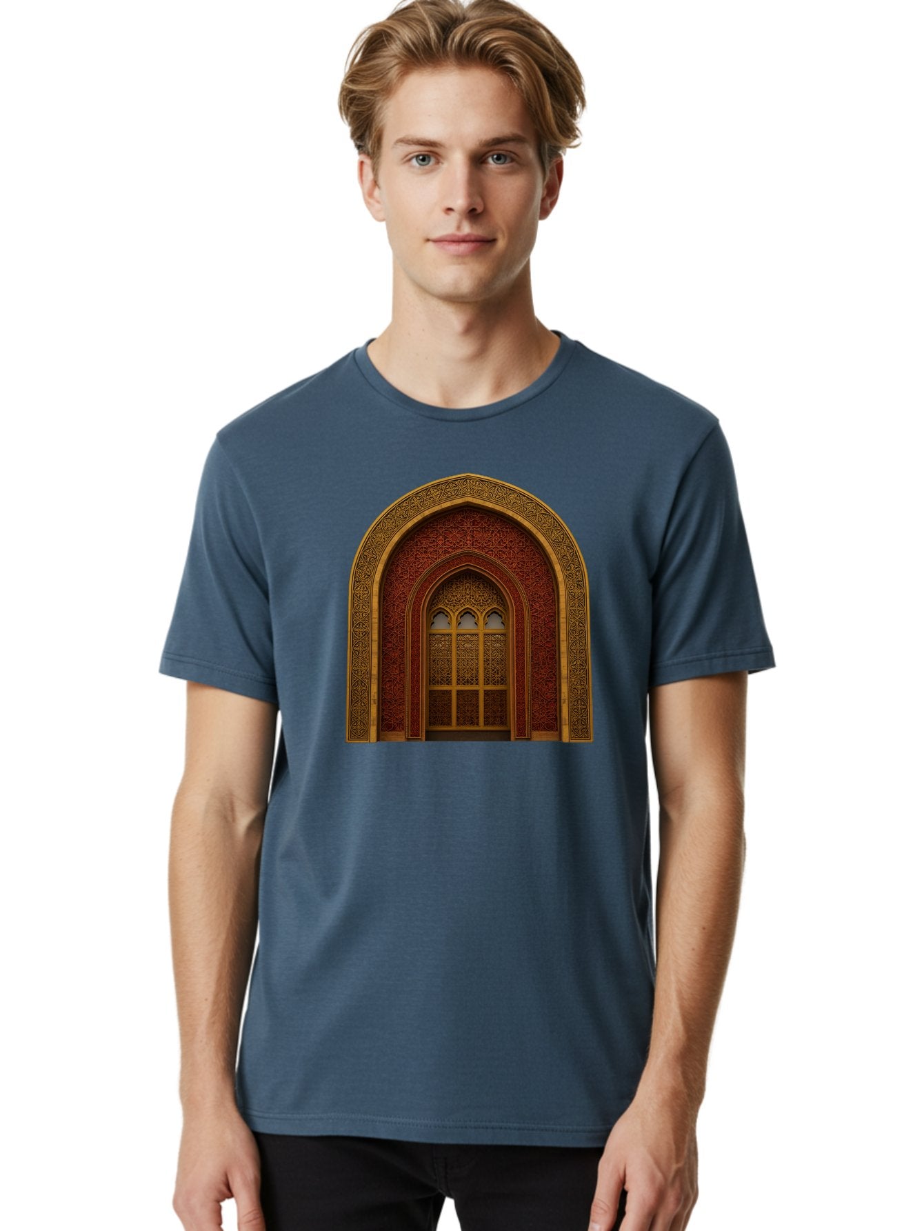 Ornate-Archway Men'S Graphic Tee, 100% Cotton, Comfortable Casual Summer Wear, Machine Washable, Vintage Camera, Old Camera, Antique Camera, Black Camera, Classic Photography, Photography Equipment, Nostalgic Device, Film Camera, Camera Art Bag894 25