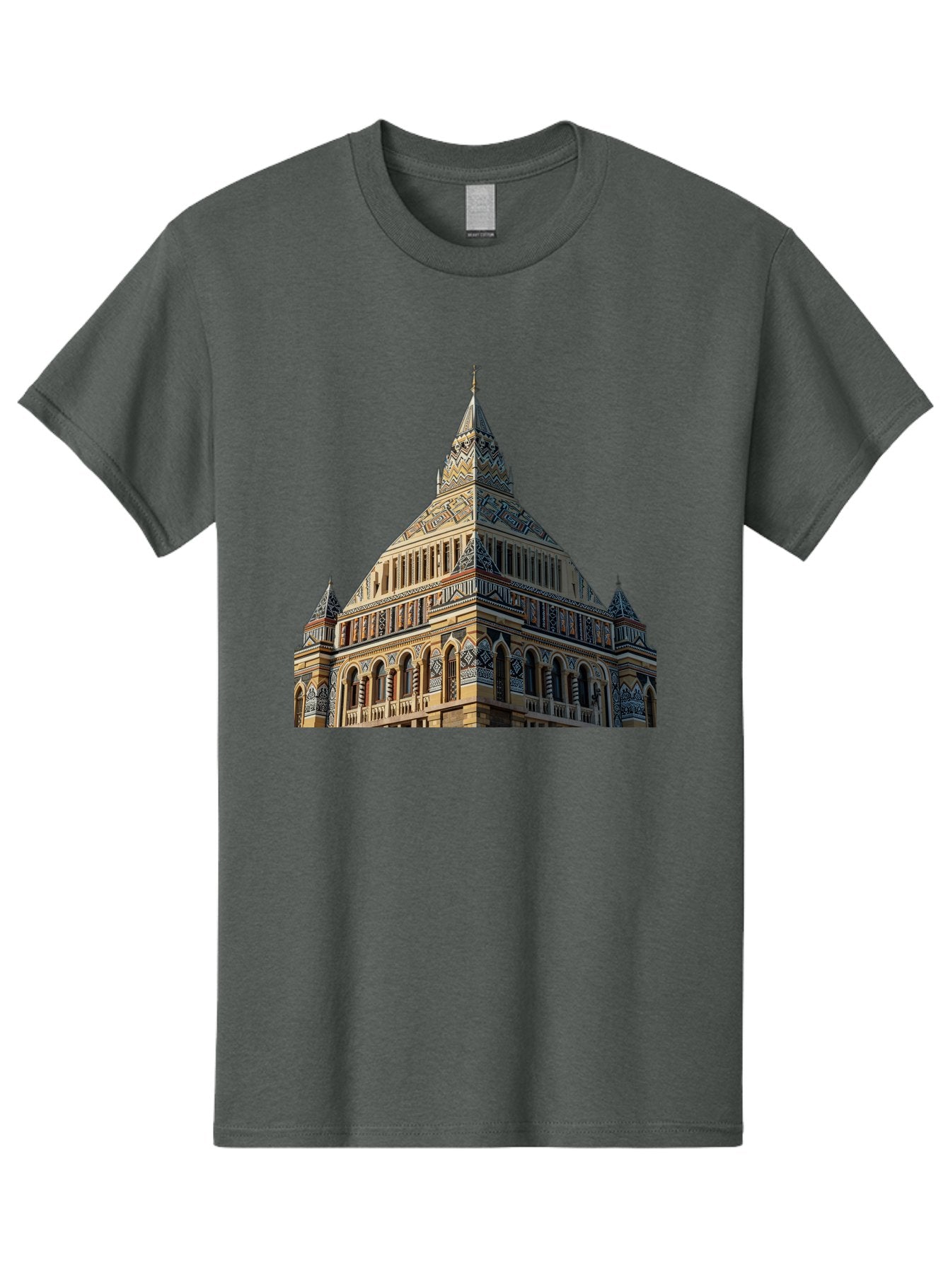 Ornate-Building Men'S Graphic Tee, 100% Cotton, Comfortable Casual Summer Wear, Machine Washable, Vintage Camera, Old Camera, Antique Camera, Black Camera, Classic Photography, Photography Equipment, Nostalgic Device, Film Camera, Camera Art Bag896 10