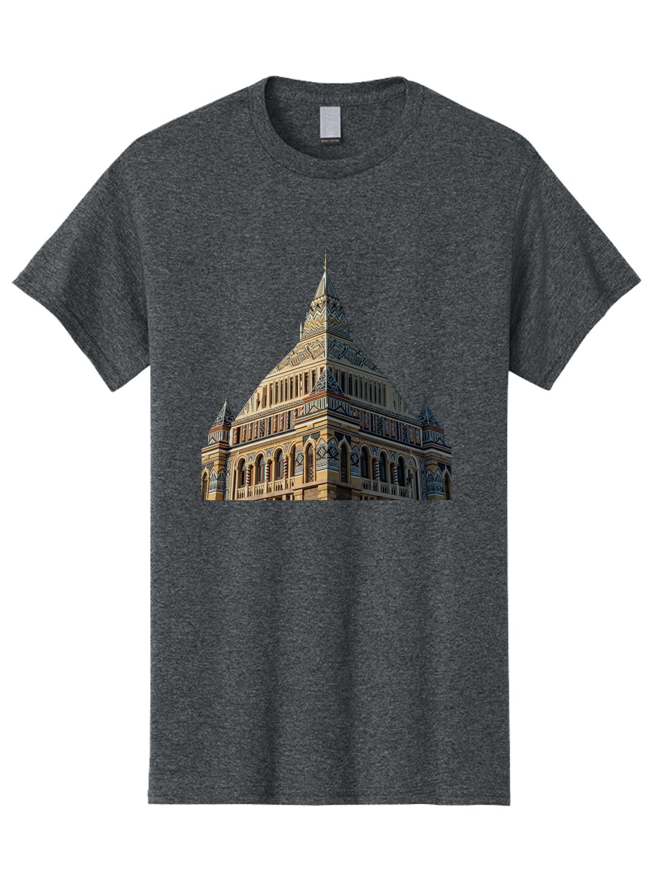 Ornate-Building Men'S Graphic Tee, 100% Cotton, Comfortable Casual Summer Wear, Machine Washable, Vintage Camera, Old Camera, Antique Camera, Black Camera, Classic Photography, Photography Equipment, Nostalgic Device, Film Camera, Camera Art Bag896 15