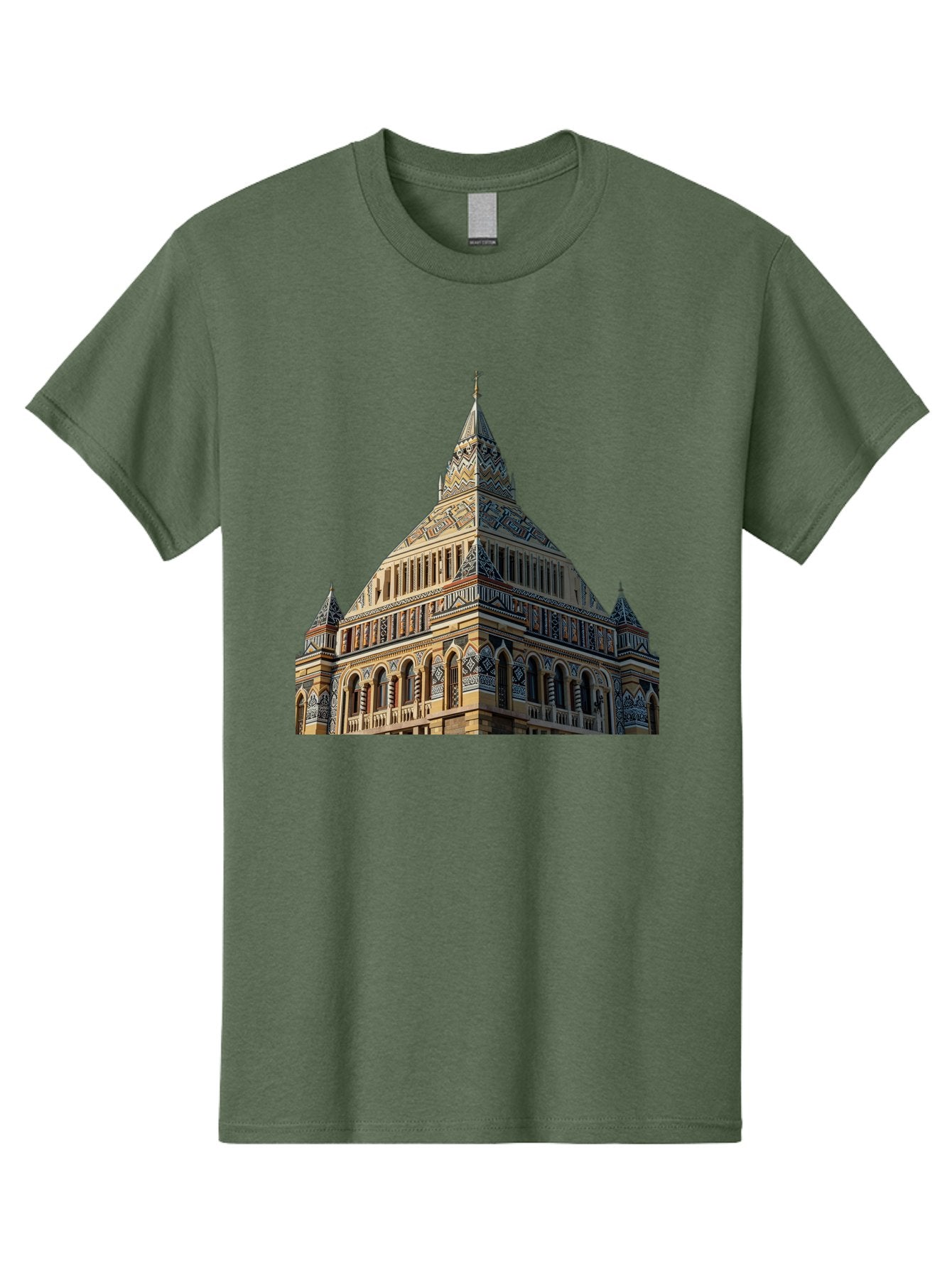 Ornate-Building Men'S Graphic Tee, 100% Cotton, Comfortable Casual Summer Wear, Machine Washable, Vintage Camera, Old Camera, Antique Camera, Black Camera, Classic Photography, Photography Equipment, Nostalgic Device, Film Camera, Camera Art Bag896 4