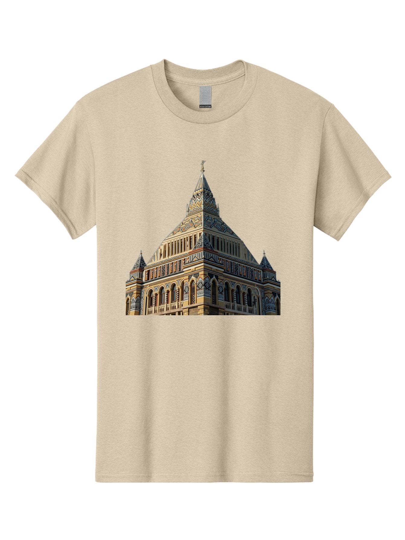 Ornate-Building Men'S Graphic Tee, 100% Cotton, Comfortable Casual Summer Wear, Machine Washable, Vintage Camera, Old Camera, Antique Camera, Black Camera, Classic Photography, Photography Equipment, Nostalgic Device, Film Camera, Camera Art Bag896 9
