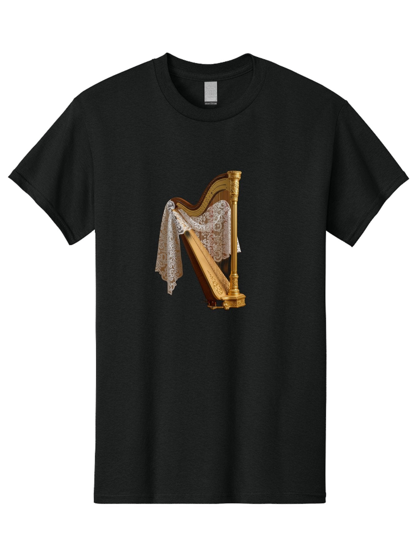 Ornate-Harp Men'S Graphic Tee, 100% Cotton, Comfortable Casual Summer Wear, Machine Washable, Vintage Camera, Old Camera, Antique Camera, Black Camera, Classic Photography, Photography Equipment, Nostalgic Device, Film Camera, Camera Art Bag901 14
