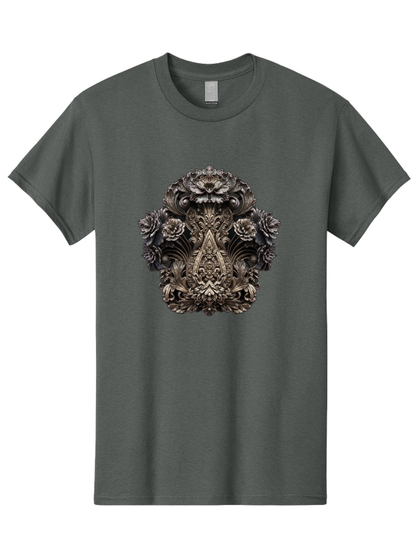 Ornate-Metal-Crest Men'S Graphic Tee, 100% Cotton, Comfortable Casual Summer Wear, Machine Washable, Vintage Camera, Old Camera, Antique Camera, Black Camera, Classic Photography, Photography Equipment, Nostalgic Device, Film Camera, Bag902 4