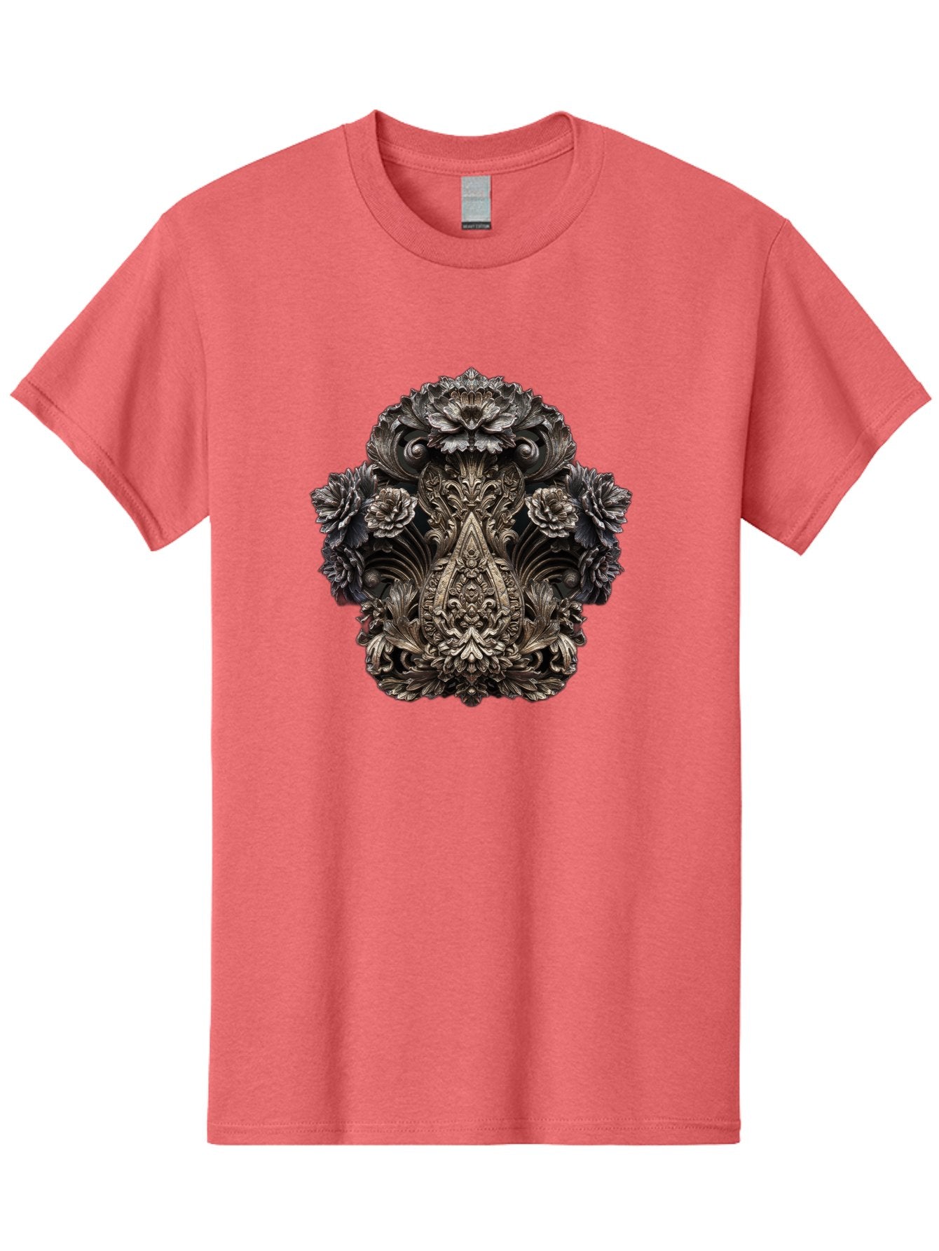Ornate-Metal-Crest Men'S Graphic Tee, 100% Cotton, Comfortable Casual Summer Wear, Machine Washable, Vintage Camera, Old Camera, Antique Camera, Black Camera, Classic Photography, Photography Equipment, Nostalgic Device, Film Camera, Bag902 7