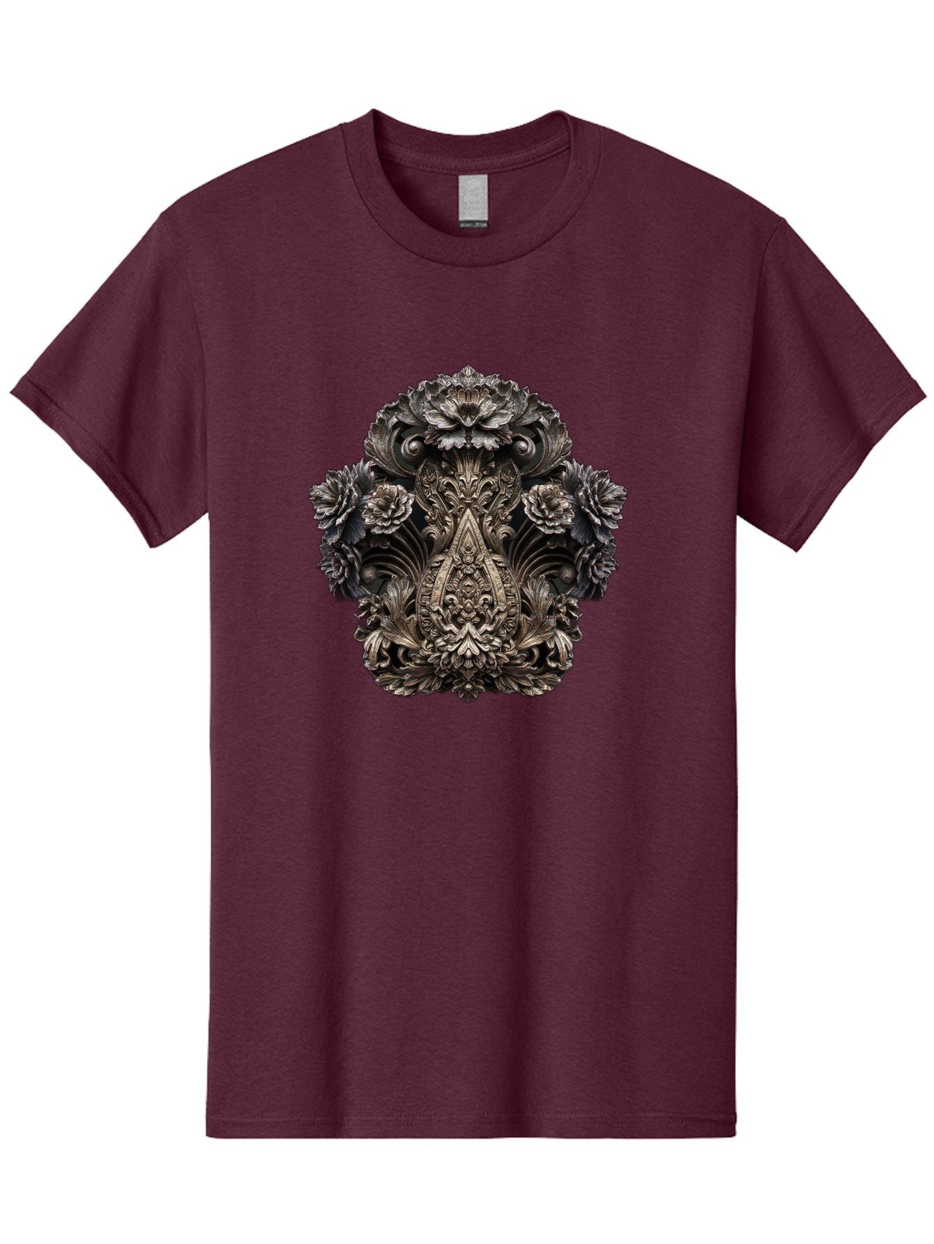 Ornate-Metal-Crest Men'S Graphic Tee, 100% Cotton, Comfortable Casual Summer Wear, Machine Washable, Vintage Camera, Old Camera, Antique Camera, Black Camera, Classic Photography, Photography Equipment, Nostalgic Device, Film Camera, Bag902 13