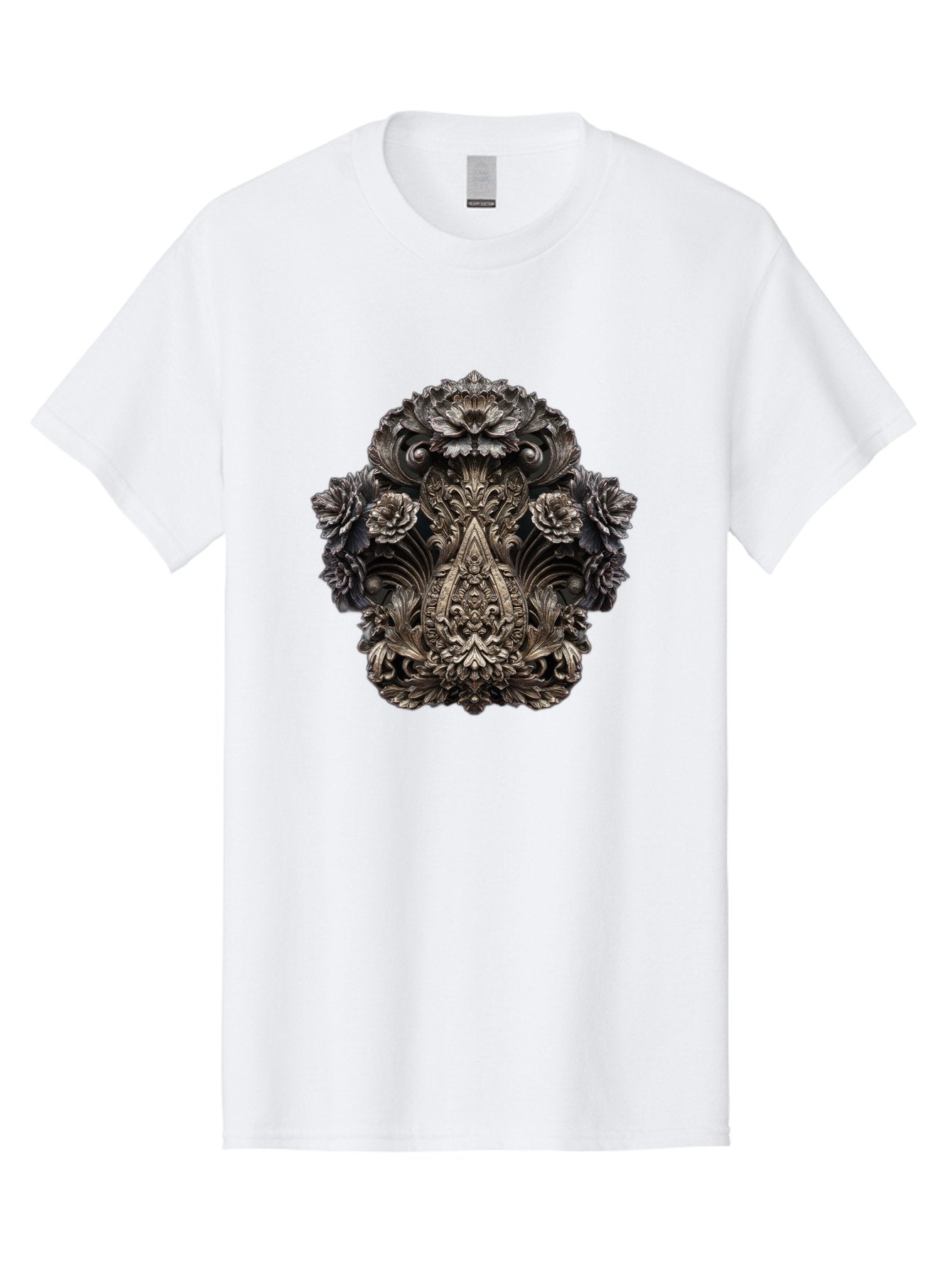 Ornate-Metal-Crest Men'S Graphic Tee, 100% Cotton, Comfortable Casual Summer Wear, Machine Washable, Vintage Camera, Old Camera, Antique Camera, Black Camera, Classic Photography, Photography Equipment, Nostalgic Device, Film Camera, Bag902 8