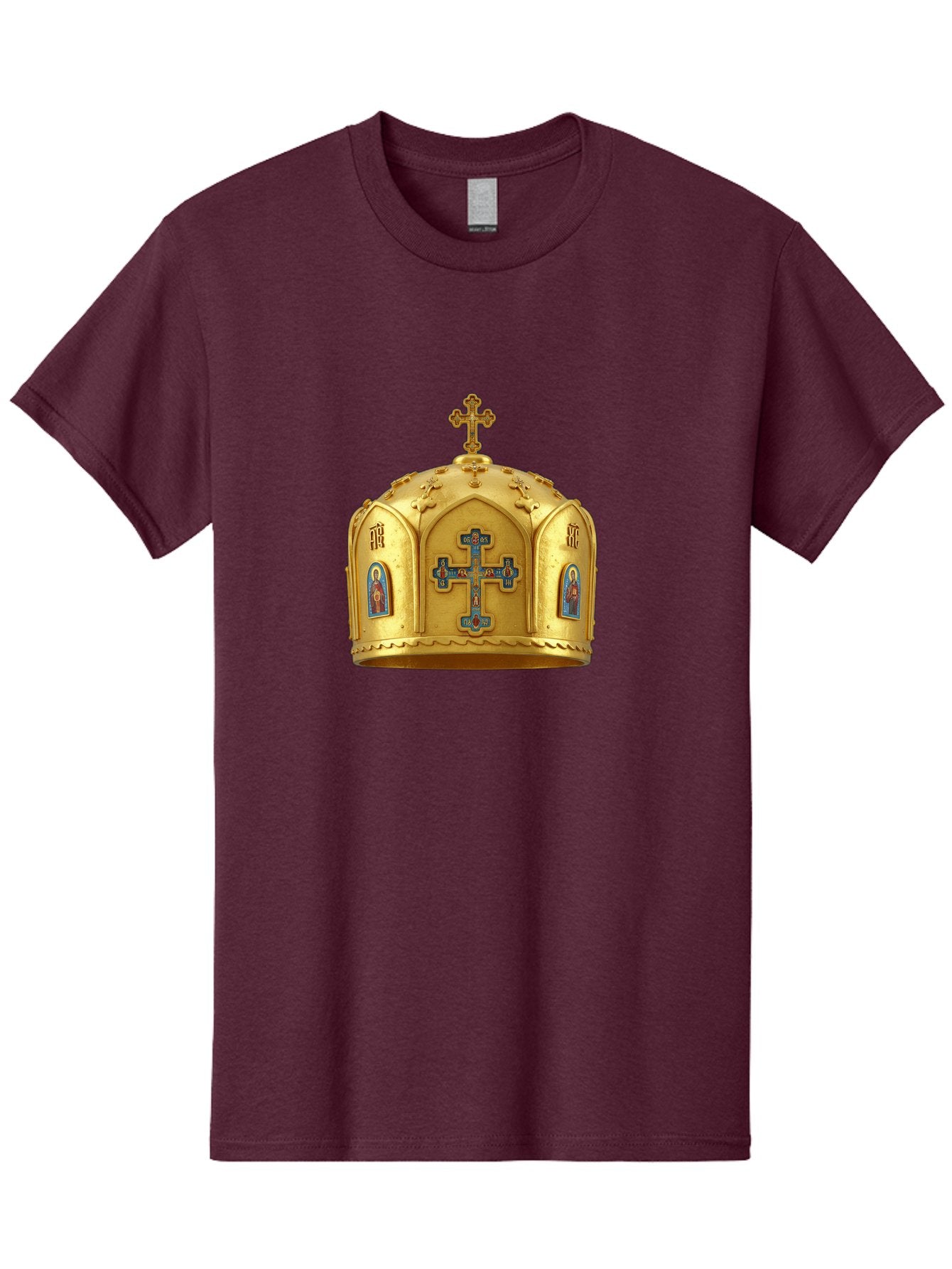 Orthodox-Crown-1 Men'S Graphic Tee, 100% Cotton, Comfortable Casual Summer Wear, Machine Washable, Vintage Camera, Old Camera, Antique Camera, Black Camera, Classic Photography, Photography Equipment, Nostalgic Device, Film Camera, Camera Art Bag904 14