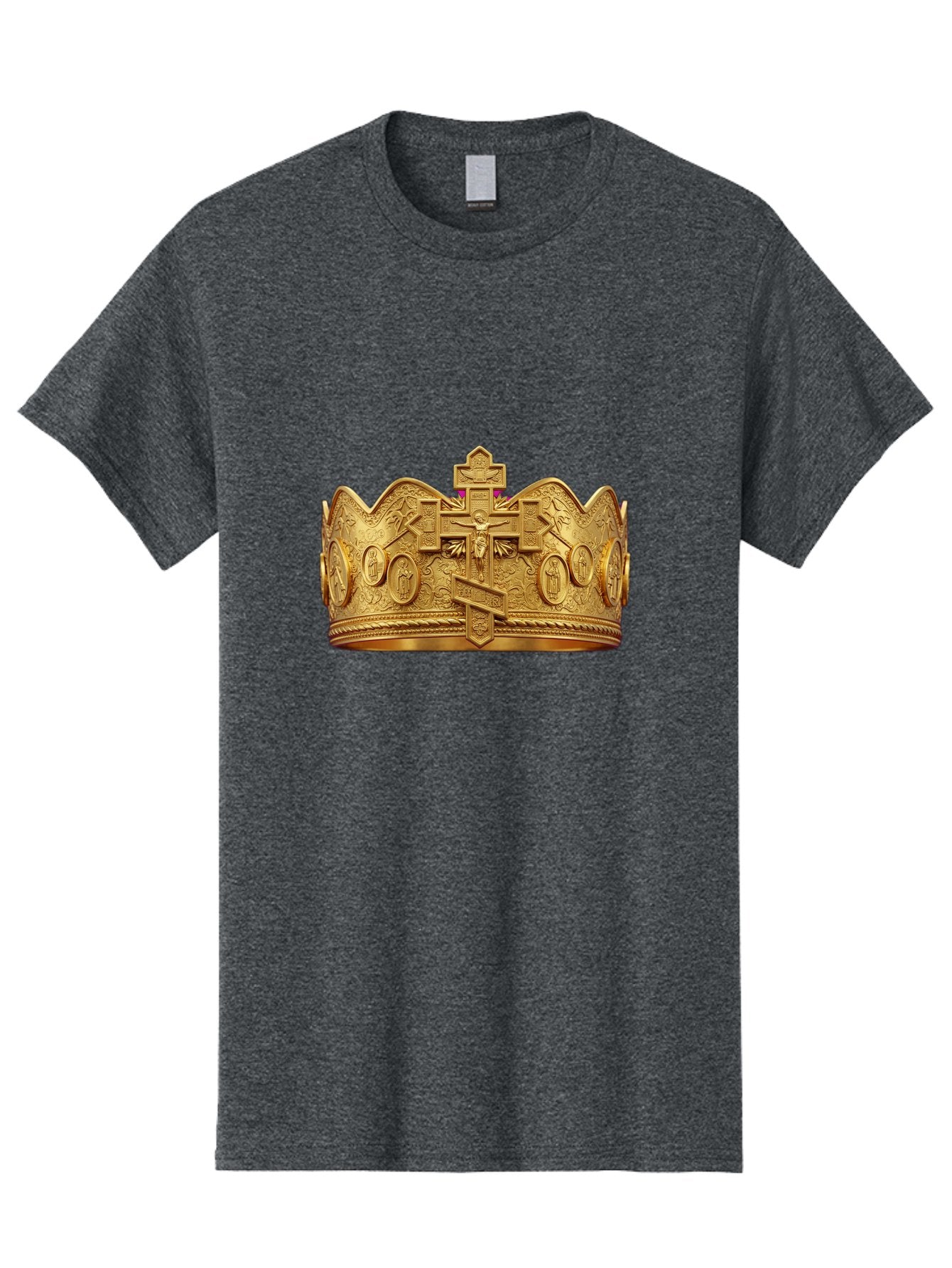 Orthodox-Crown-2 Men'S Graphic Tee, 100% Cotton, Comfortable Casual Summer Wear, Machine Washable, Vintage Camera, Old Camera, Antique Camera, Black Camera, Classic Photography, Photography Equipment, Nostalgic Device, Film Camera, Camera Art Bag905 4