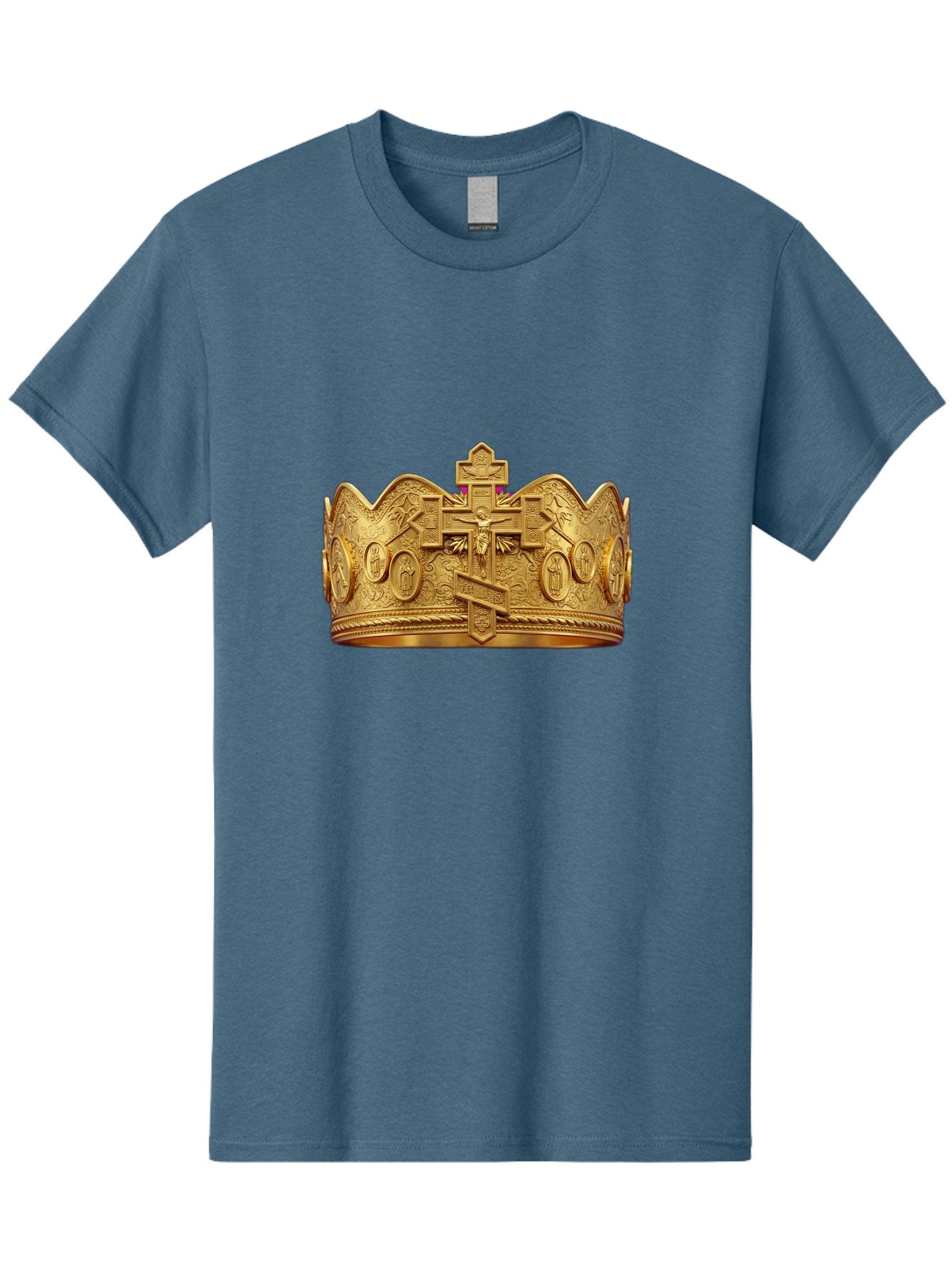 Orthodox-Crown-2 Men'S Graphic Tee, 100% Cotton, Comfortable Casual Summer Wear, Machine Washable, Vintage Camera, Old Camera, Antique Camera, Black Camera, Classic Photography, Photography Equipment, Nostalgic Device, Film Camera, Camera Art Bag905 5