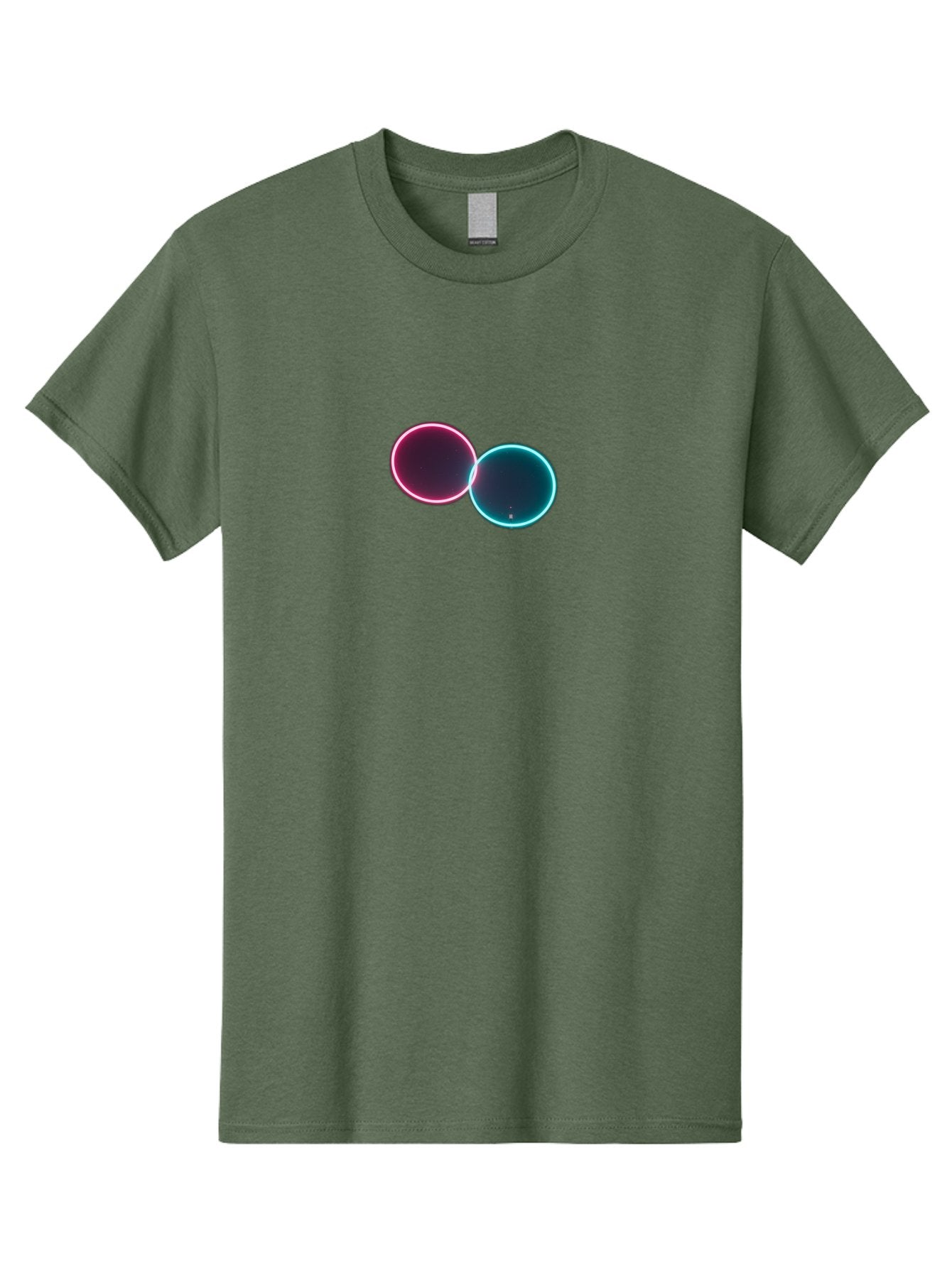 Overlapping-Circles-2 Men'S Graphic Tee, 100% Cotton, Comfortable Casual Summer Wear, Machine Washable, Vintage Camera, Old Camera, Antique Camera, Black Camera, Classic Photography, Photography Equipment, Nostalgic Device, Film Camera, Bag911