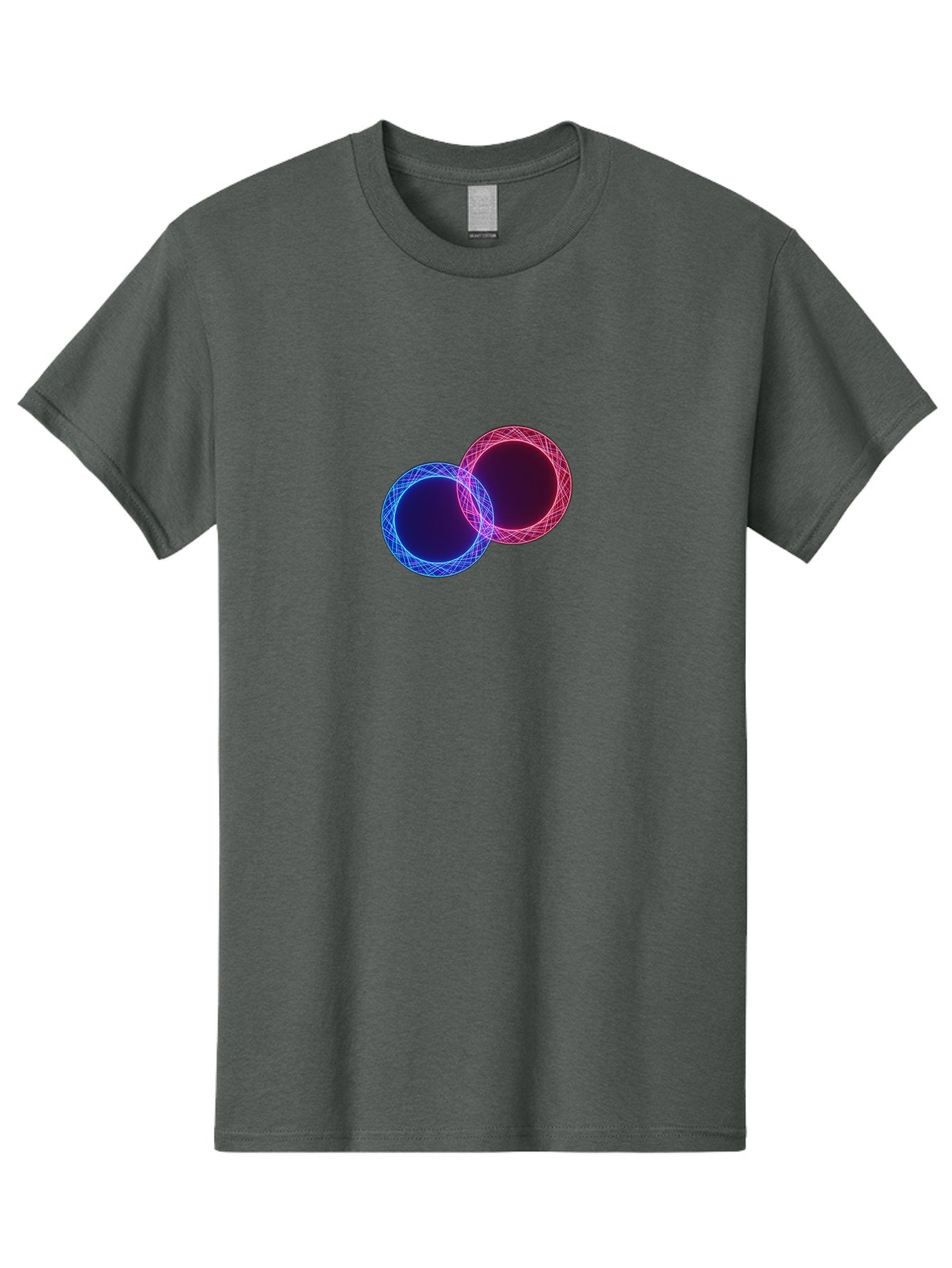 Overlapping-Circles-4 Men'S Graphic Tee, 100% Cotton, Comfortable Casual Summer Wear, Machine Washable, Vintage Camera, Old Camera, Antique Camera, Black Camera, Classic Photography, Photography Equipment, Nostalgic Device, Film Camera, Bag913 8