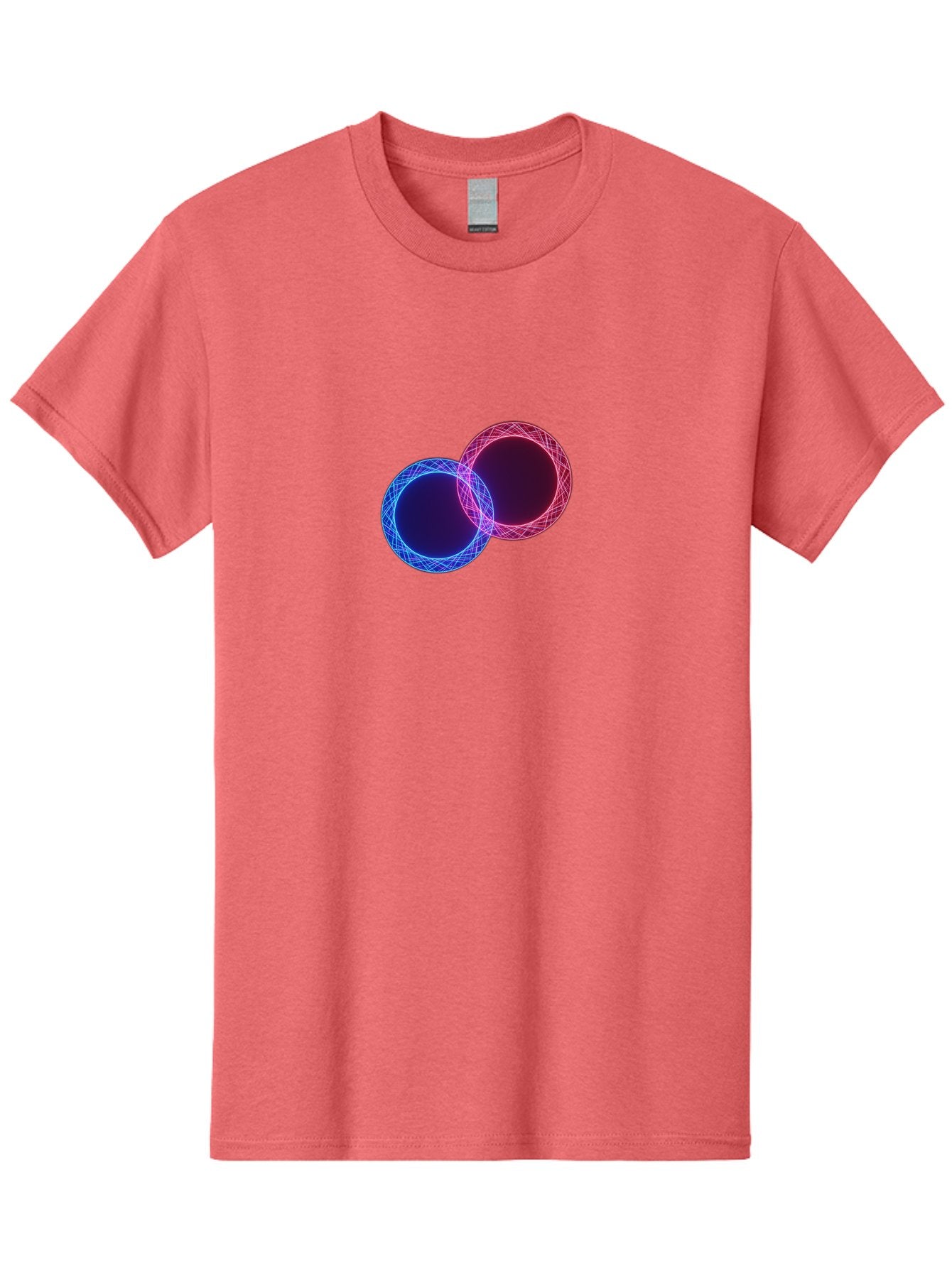 Overlapping-Circles-4 Men'S Graphic Tee, 100% Cotton, Comfortable Casual Summer Wear, Machine Washable, Vintage Camera, Old Camera, Antique Camera, Black Camera, Classic Photography, Photography Equipment, Nostalgic Device, Film Camera, Bag913 6