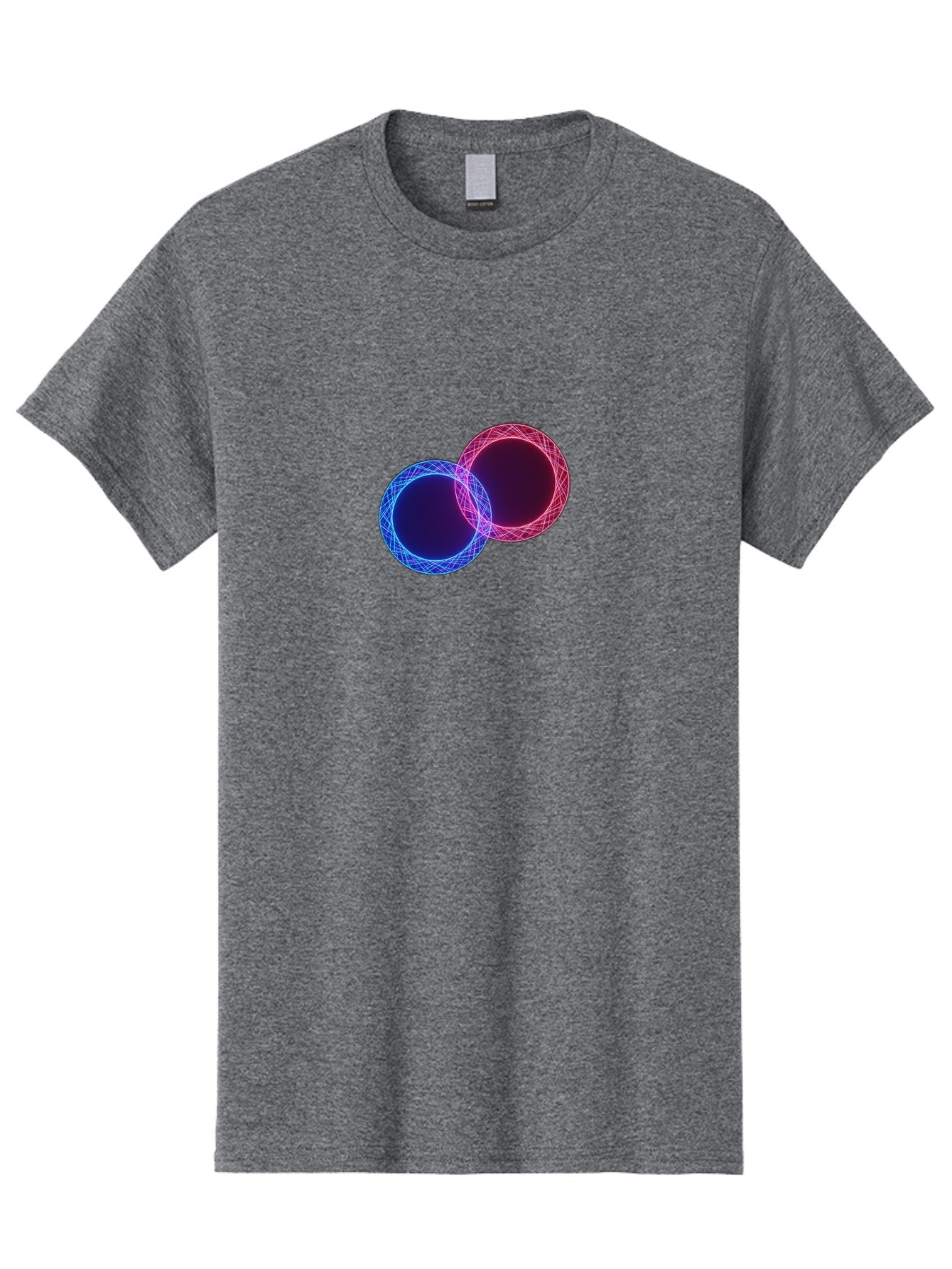 Overlapping-Circles-4 Men'S Graphic Tee, 100% Cotton, Comfortable Casual Summer Wear, Machine Washable, Vintage Camera, Old Camera, Antique Camera, Black Camera, Classic Photography, Photography Equipment, Nostalgic Device, Film Camera, Bag913 12